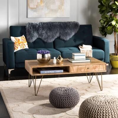 Mango Finish Coffee Table, , rollover