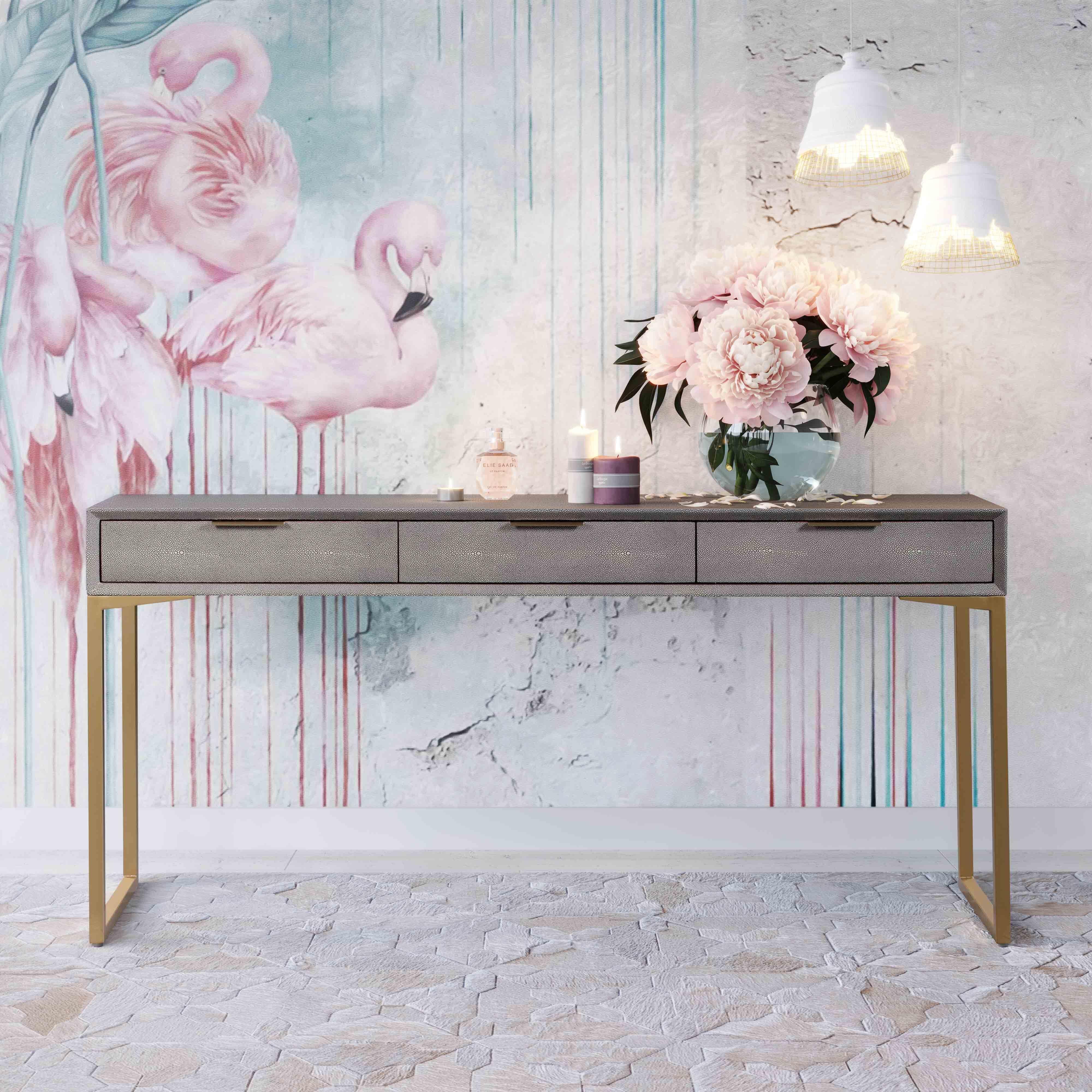 Pesce Pesce Shagreen Console Table, , large
