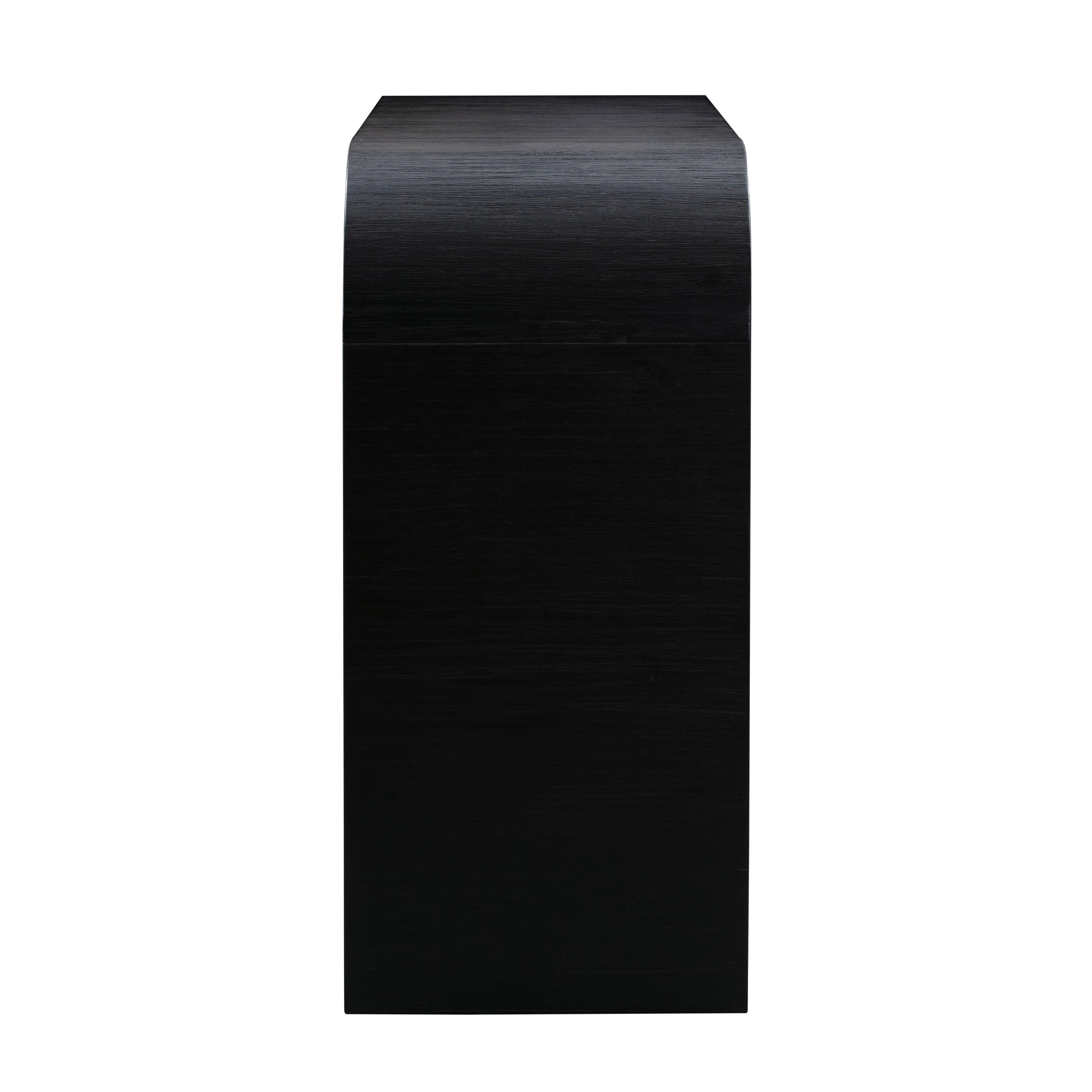 TOV Hump Black Console Table, Black, large