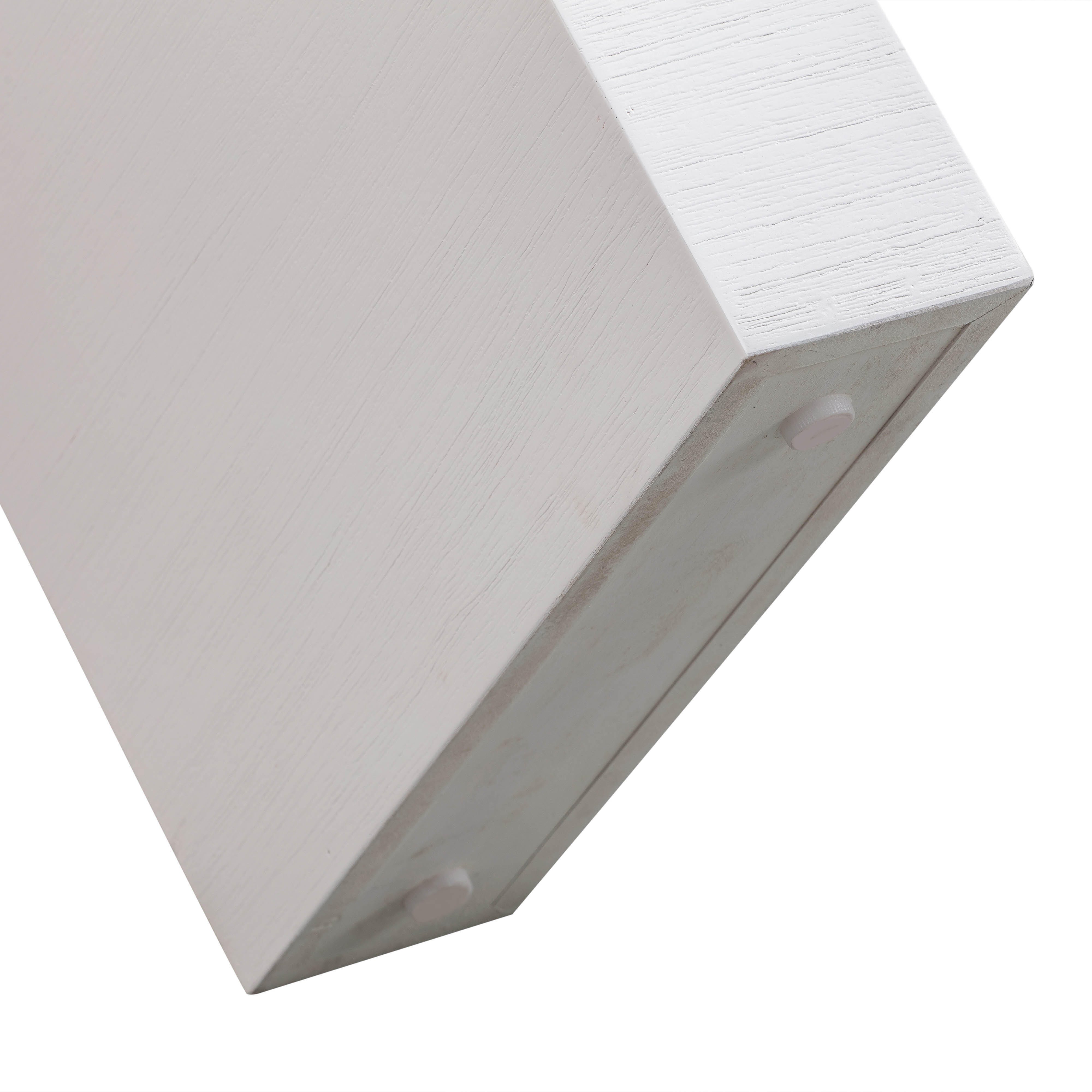 TOV Hump White Console Table, White, large