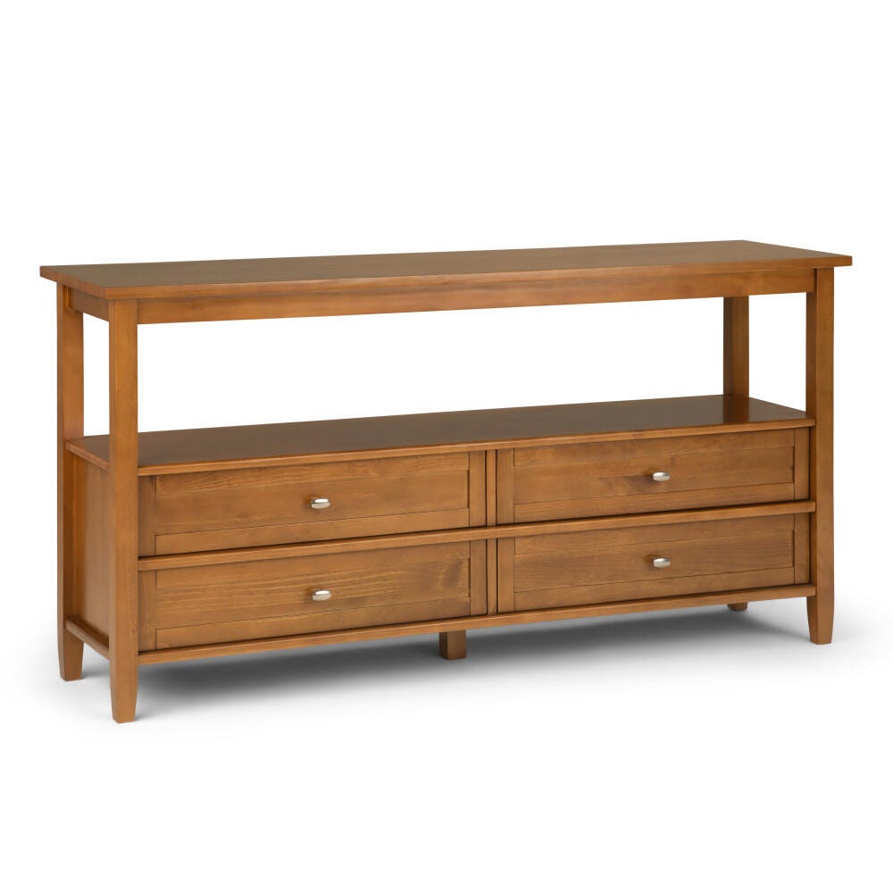 Simpli Home Rustic Wide Console Sofa Table, , large