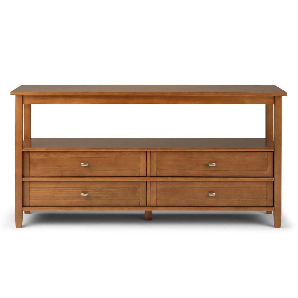 Simpli Home Rustic Wide Console Sofa Table, , large