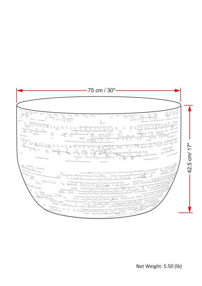 Simpli Home Johnsen 30" Metal Coffee Table , , large