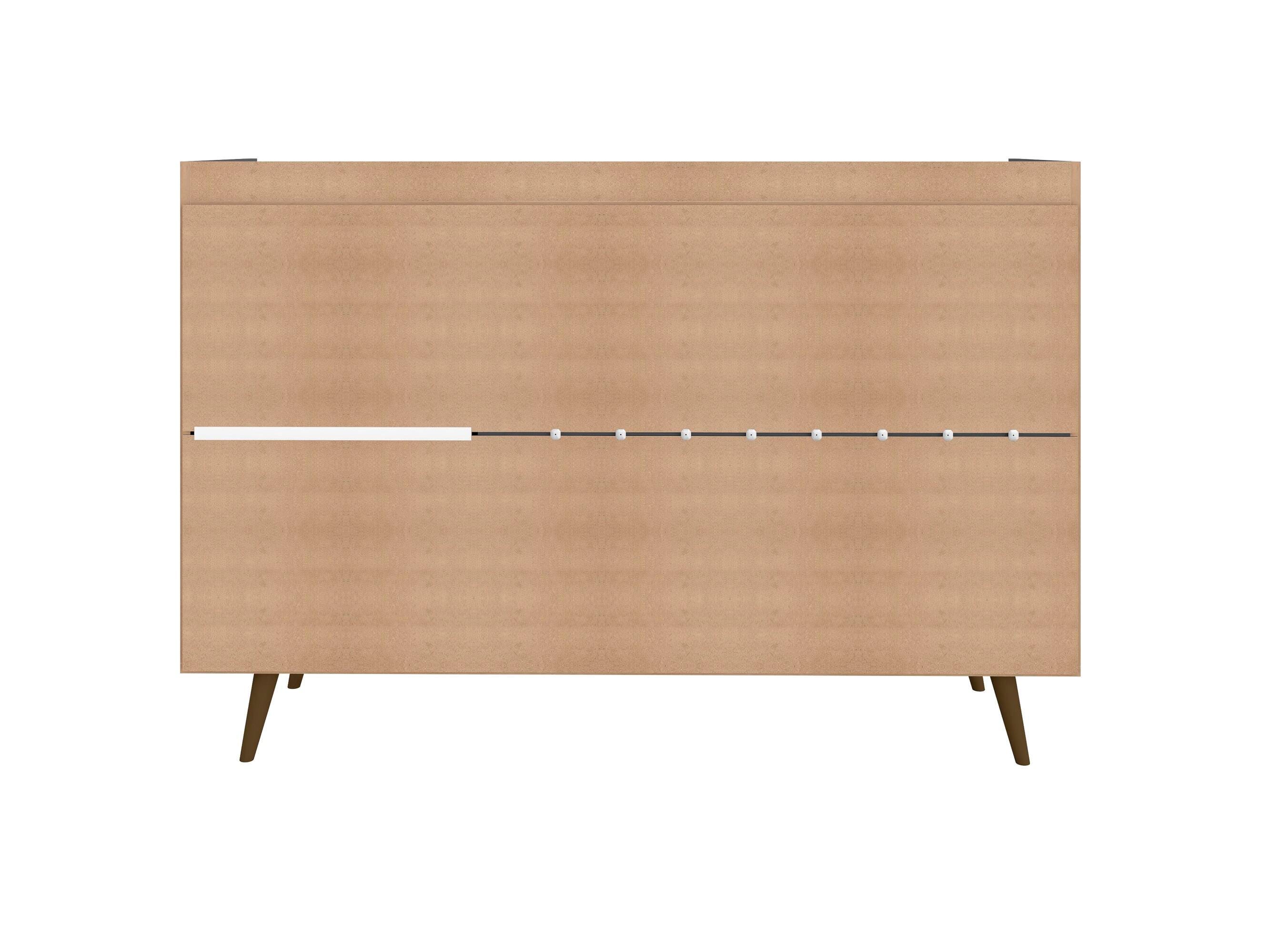 Manhattan Comfort Bradley Buffet Stand Black, Black, large