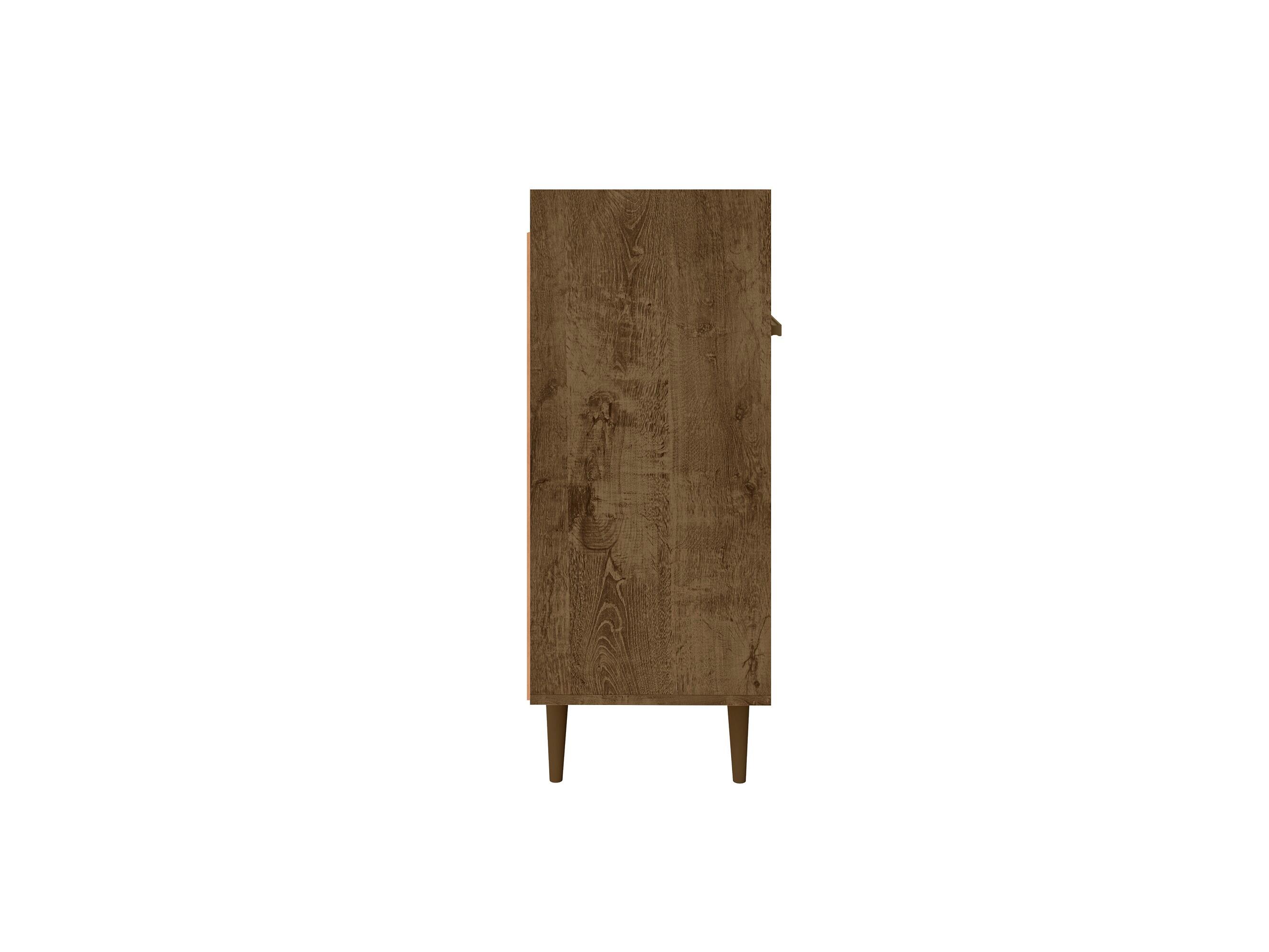 Manhattan Comfort Bradley Buffet Stand Rustic Brown, Rustic Brown, large