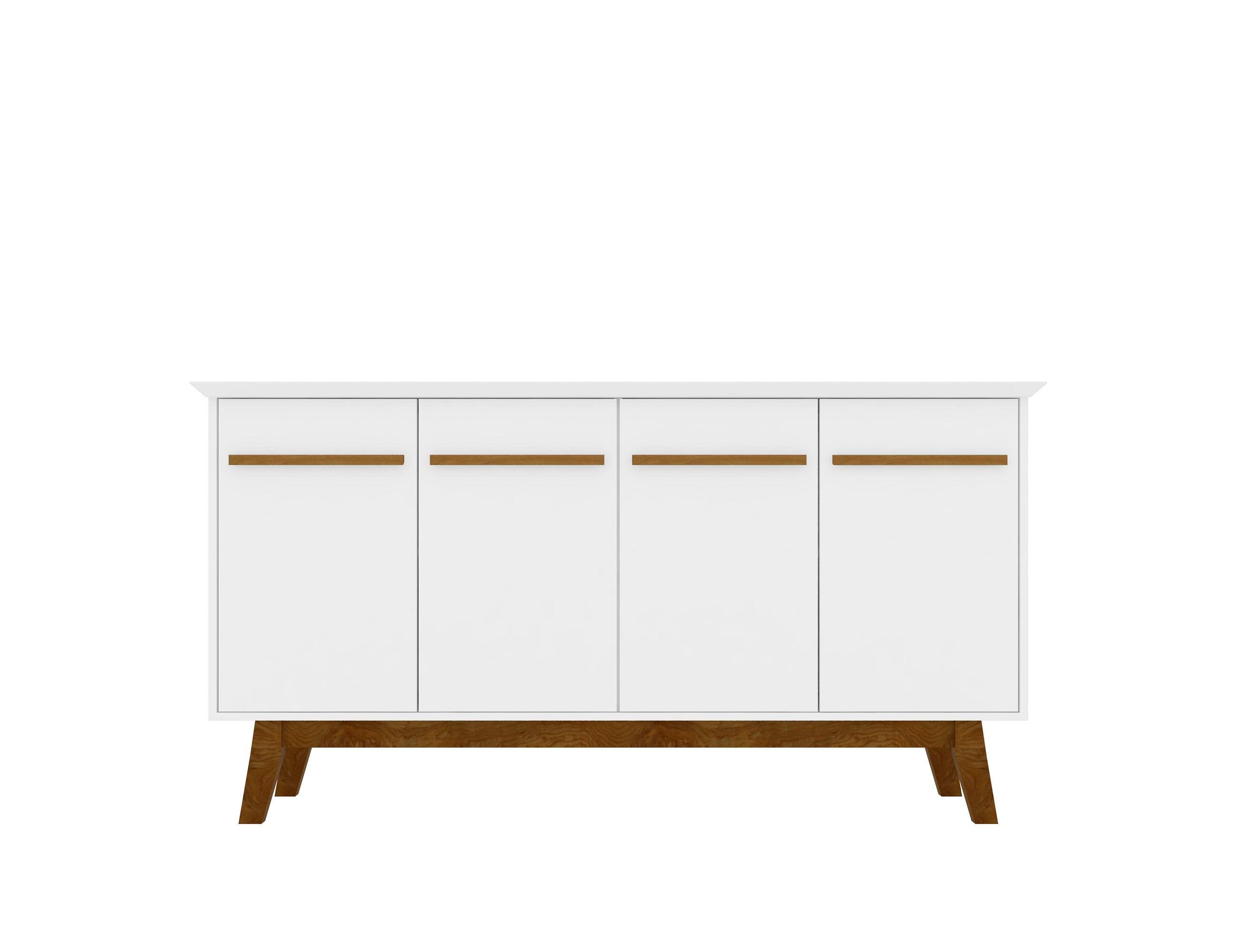 Manhattan Comfort Yonkers Sideboard in White, White, large