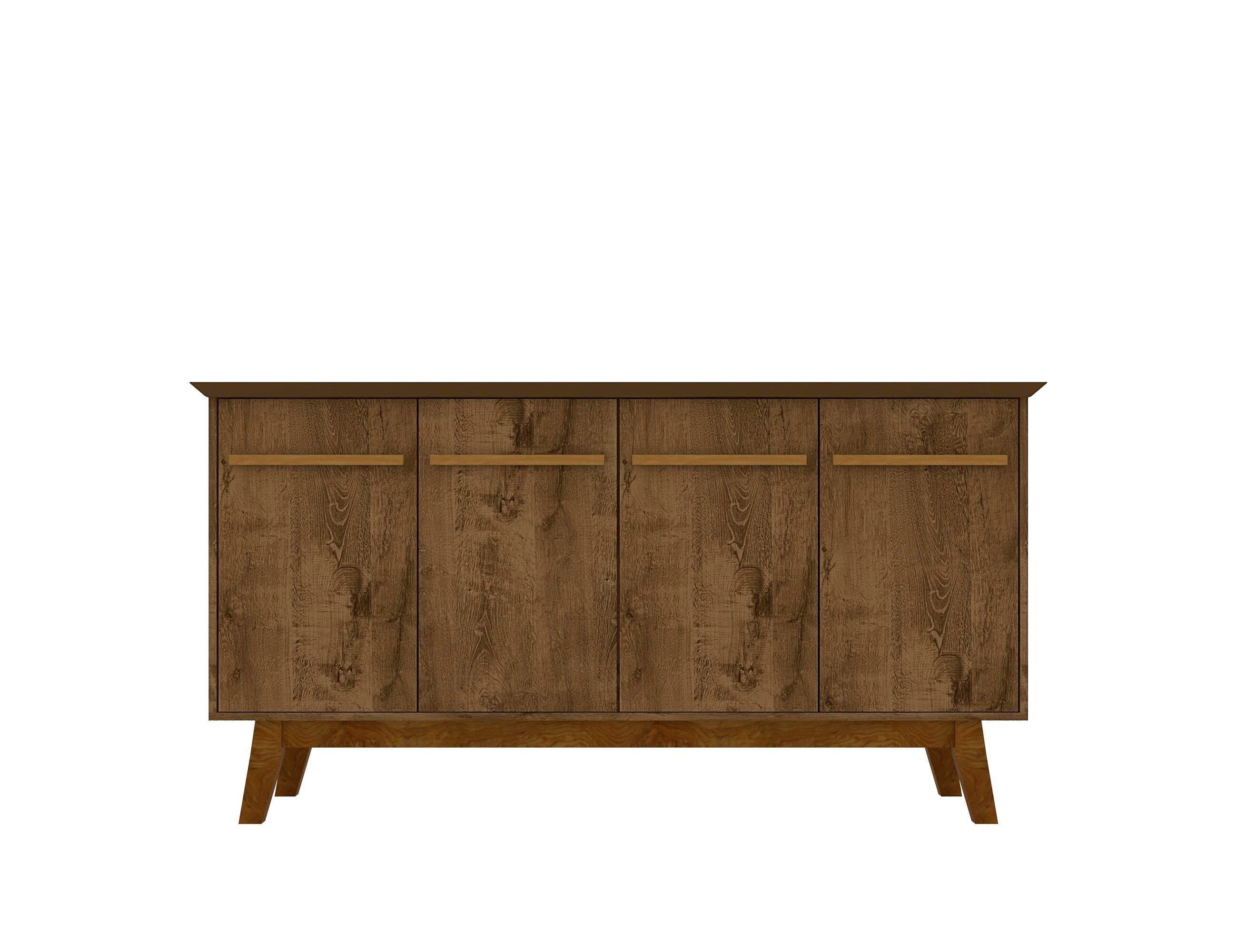 Manhattan Comfort Yonkers Sideboard in Rustic Brown, Rustic Brown, large