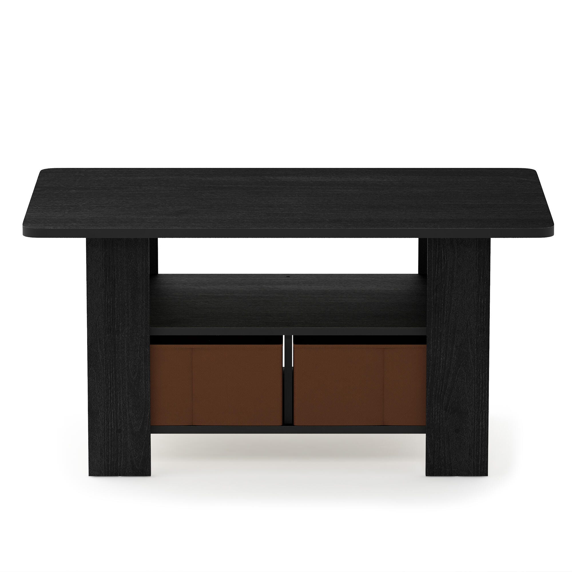 Andrey Coffee Table with Bin Drawer, Americano/Medium Brown, rollover
