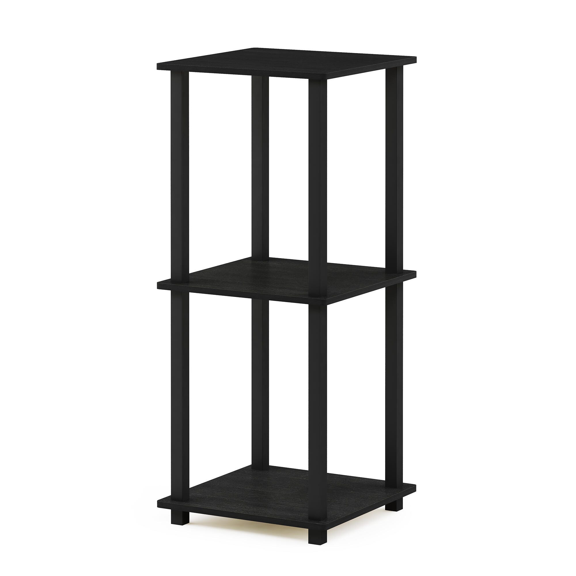 Furinno Simplistic End Table (Set of Two), Americano/Black, large