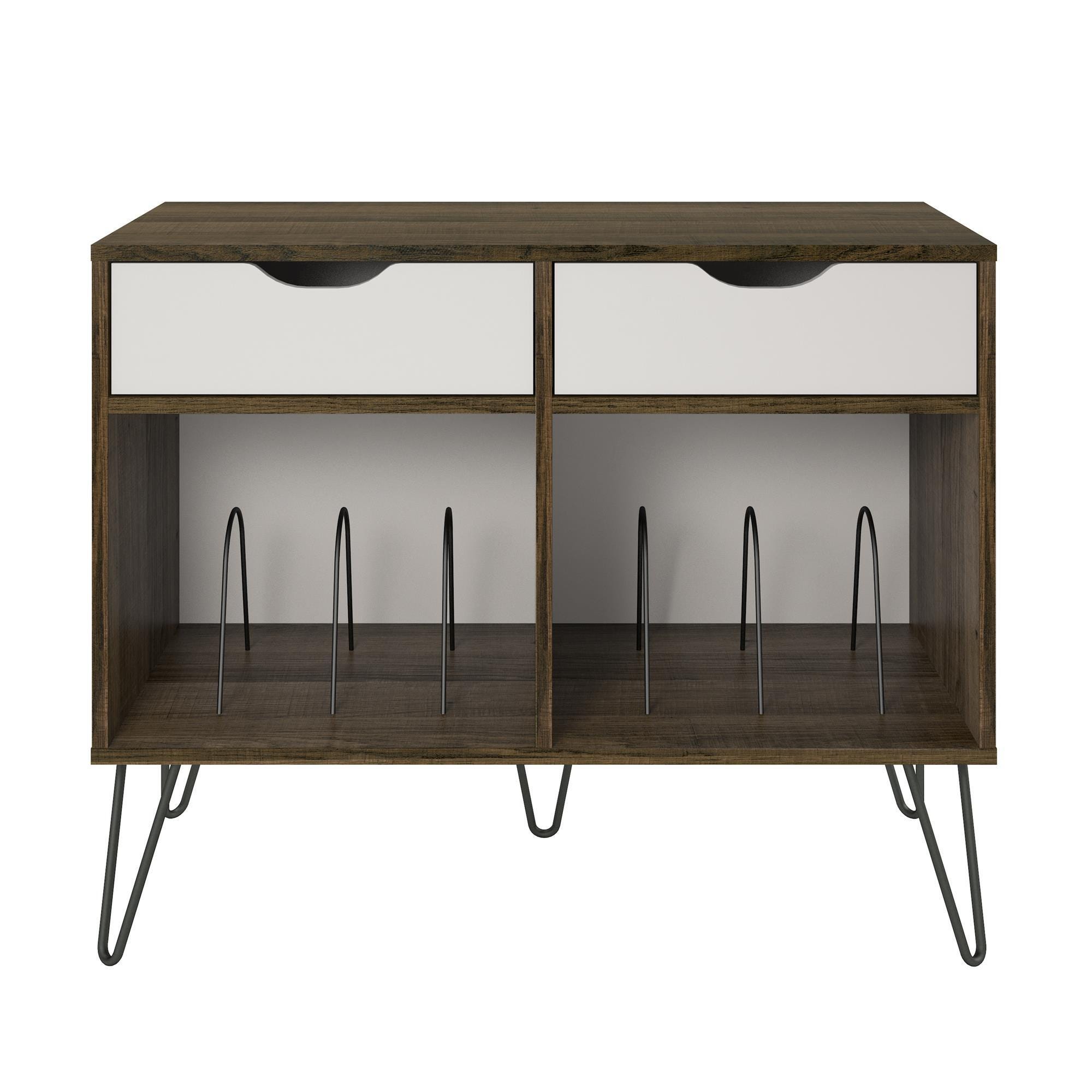 Novogratz Concord Turntable Stand with Drawers, , large