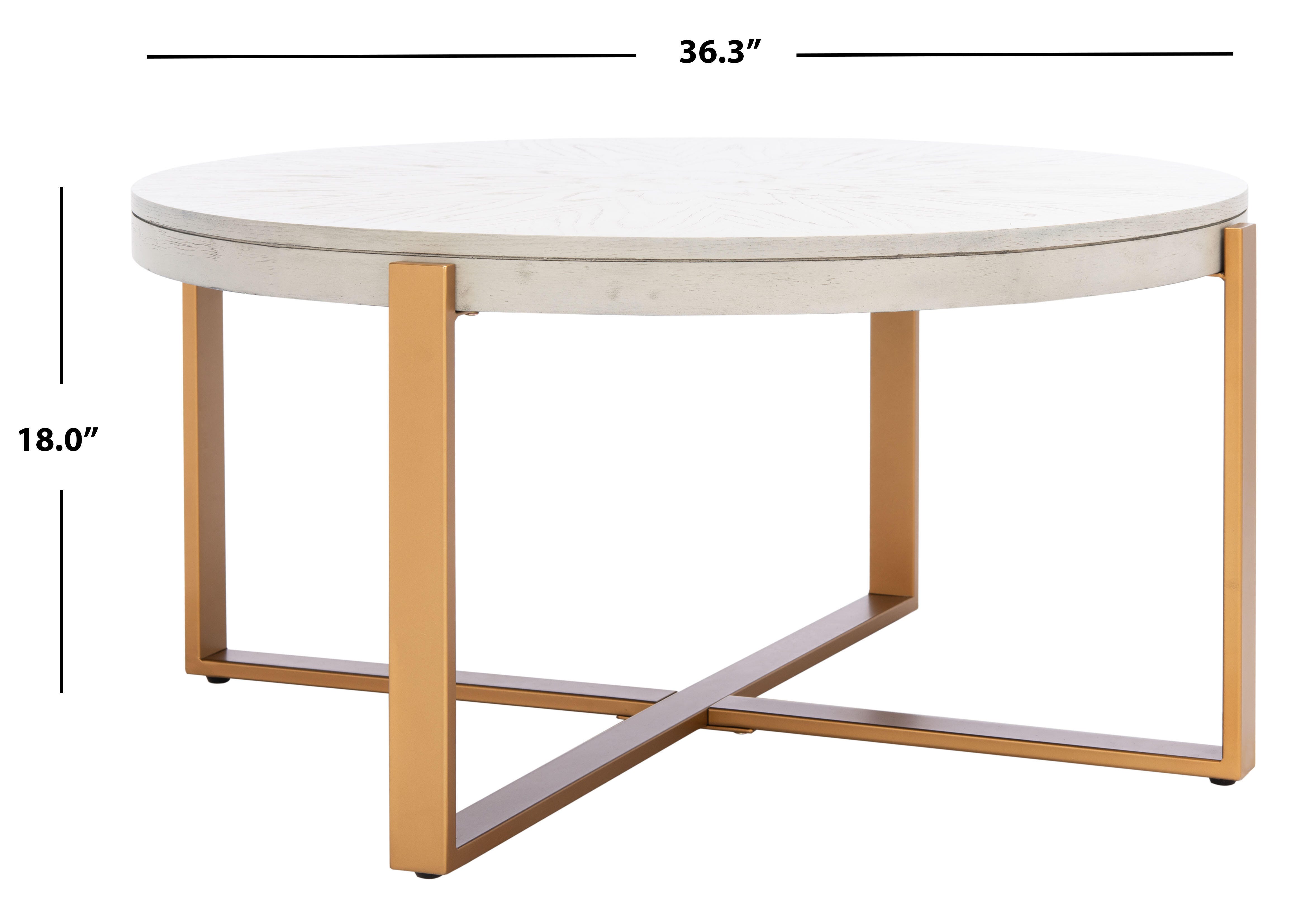 Safavieh Navya Navya Round Coffee Table, , large