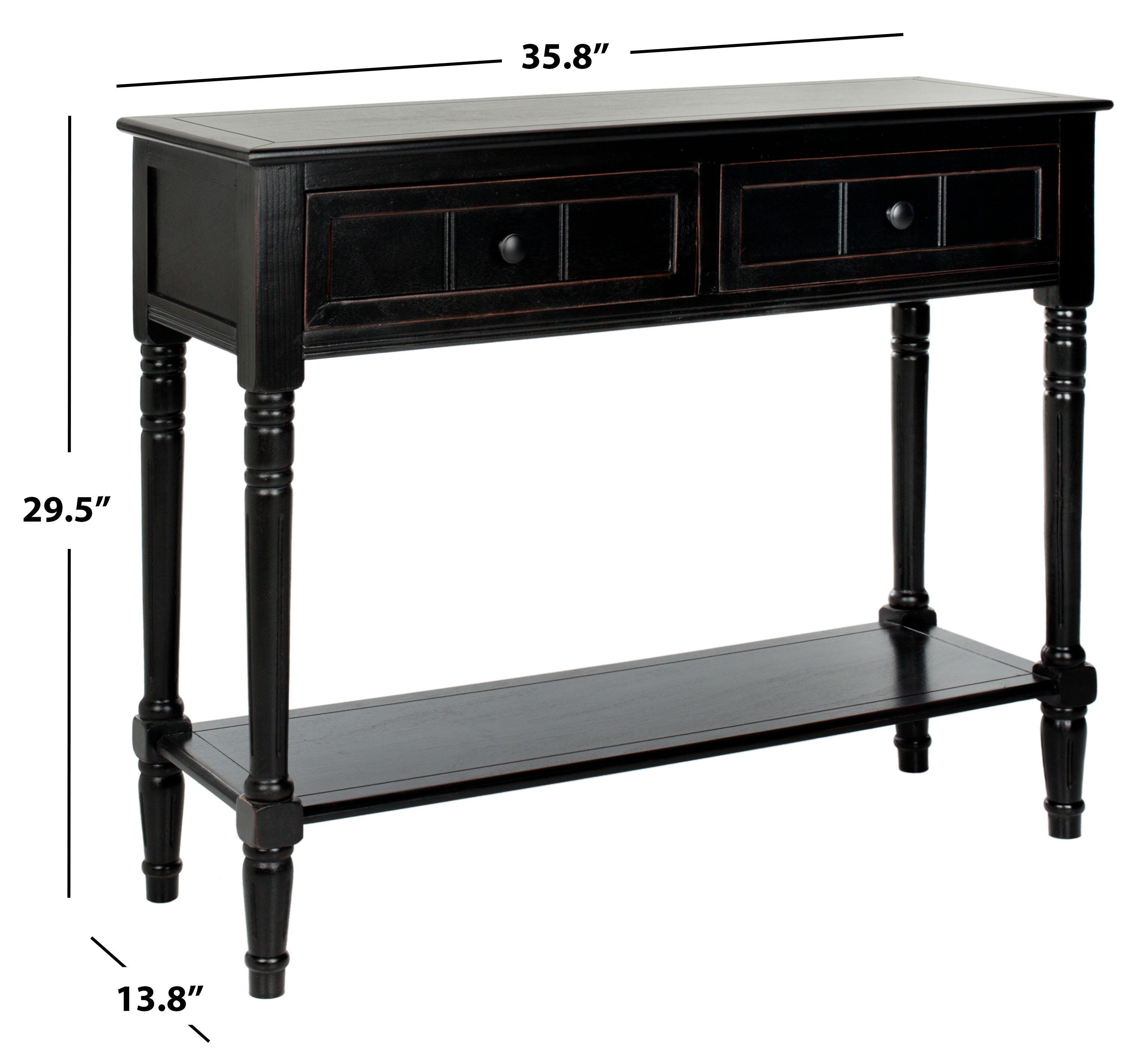 Safavieh Samantha Console, Black, large