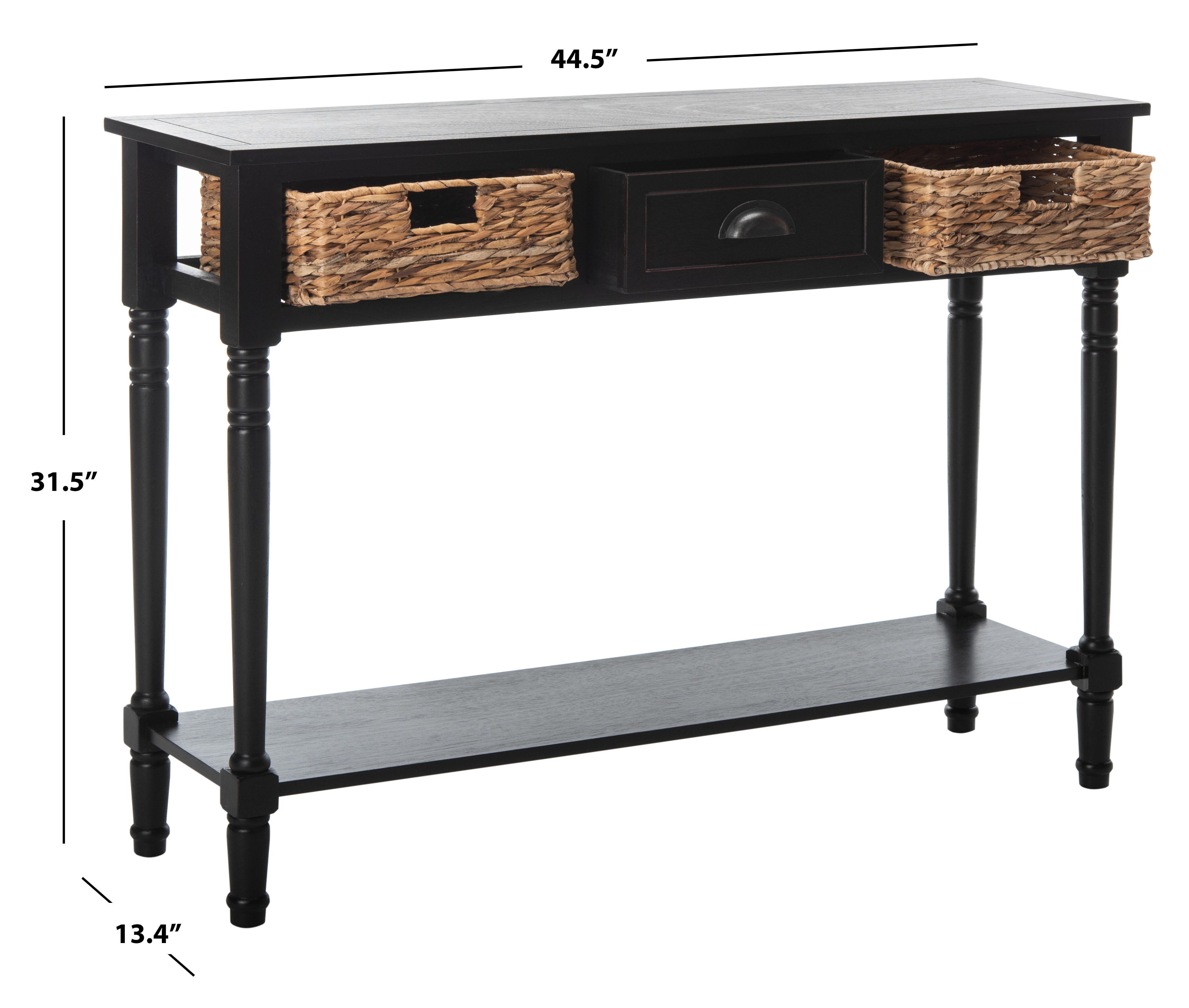 Safavieh Christa Console, Black, large