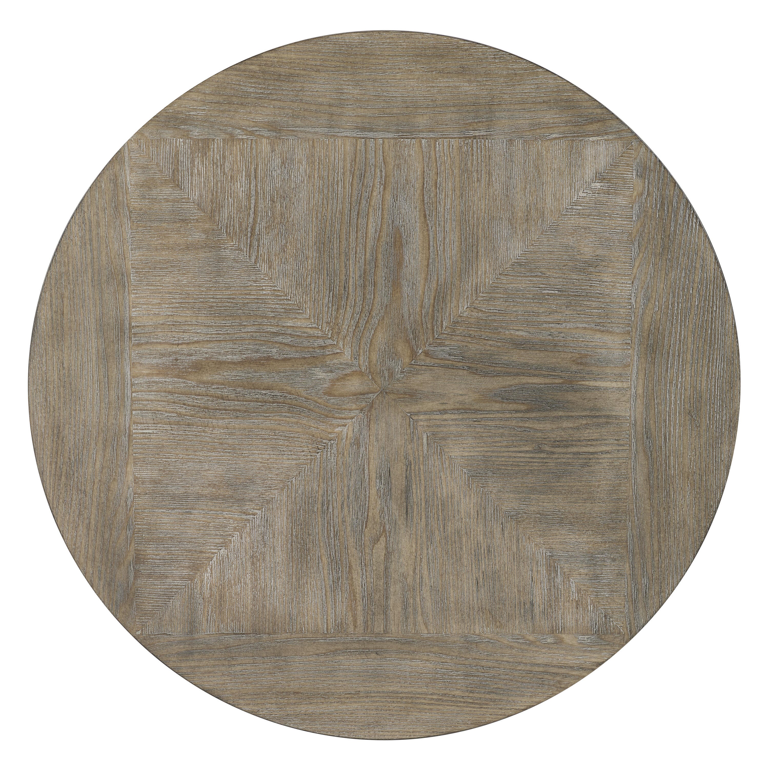Linon Owens Round Side Table, Pewter Gray, large