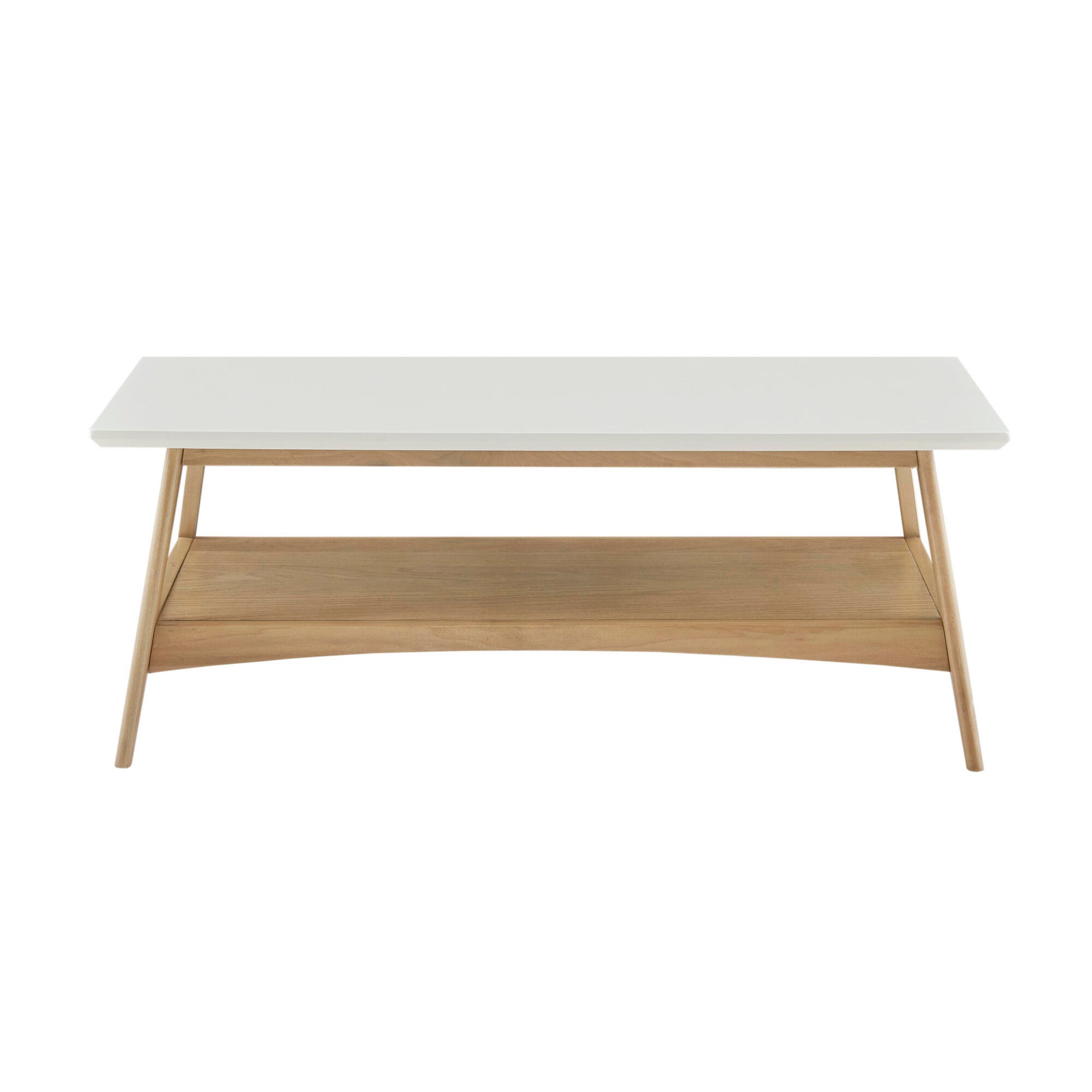 Madison Park Parker Coffee Table, Off White/Natural, large