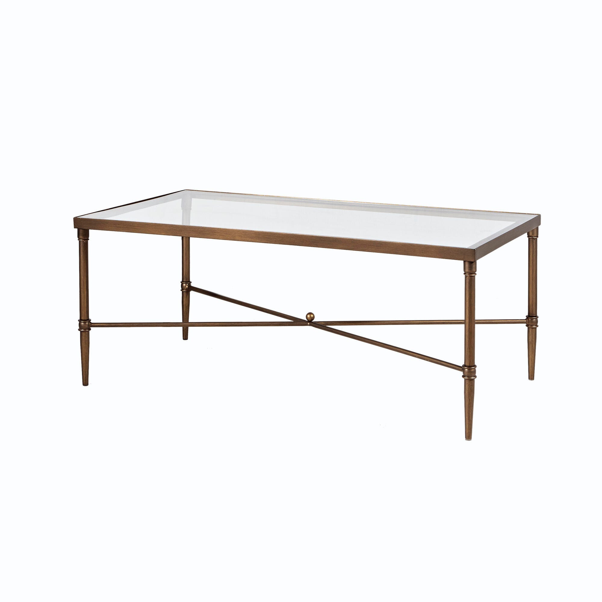 Madison Park Signature Honey Rectangle Coffee Table, , large