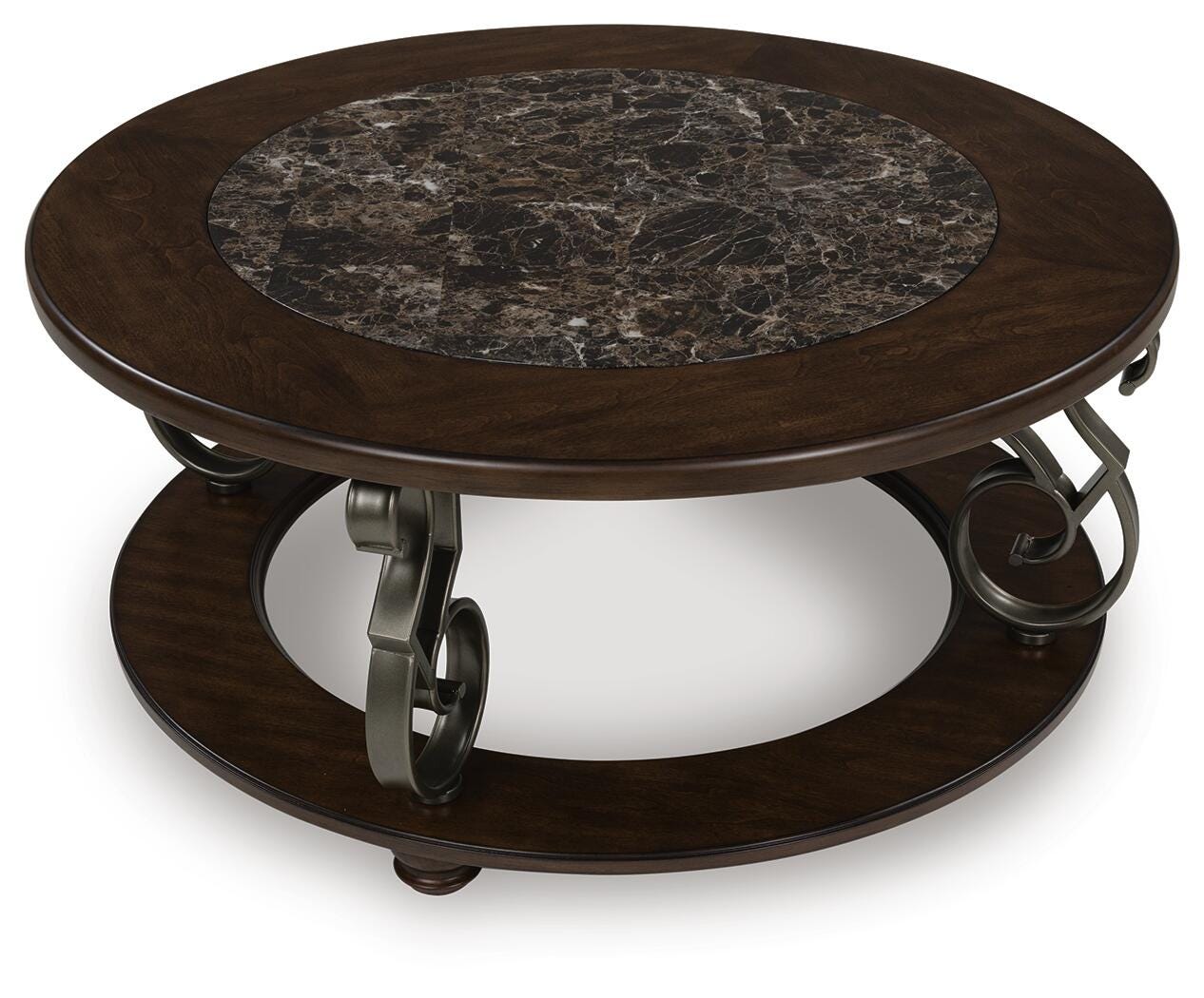 Ashley Furniture 丸テーブル Frallyn Coffee Table | Ashley