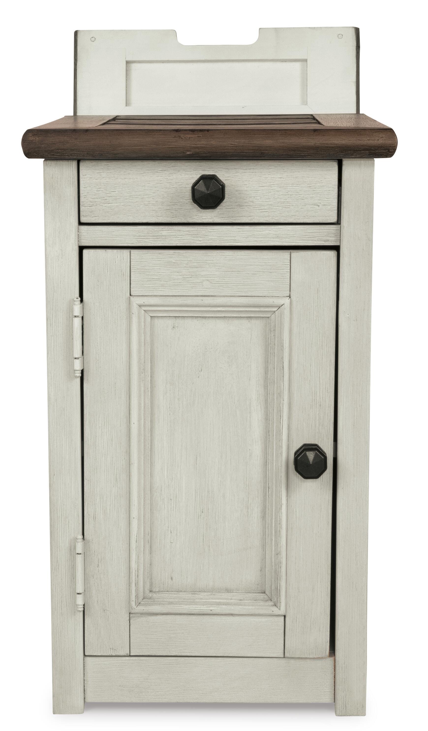 Bolanburg Chairside End Table with USB Ports & Outlets, Two-tone, large