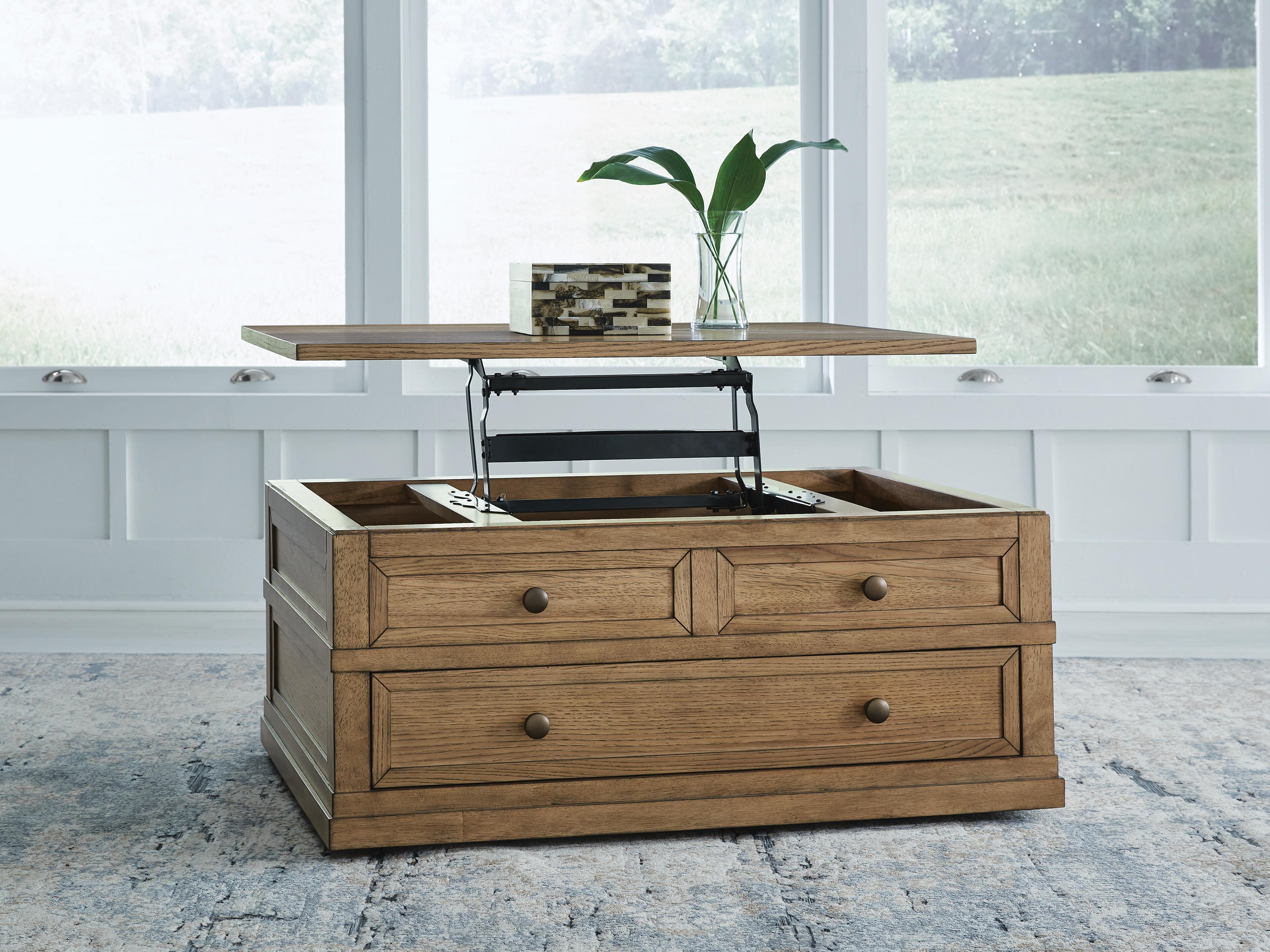 Sharlance Lift-Top Coffee Table - image 8