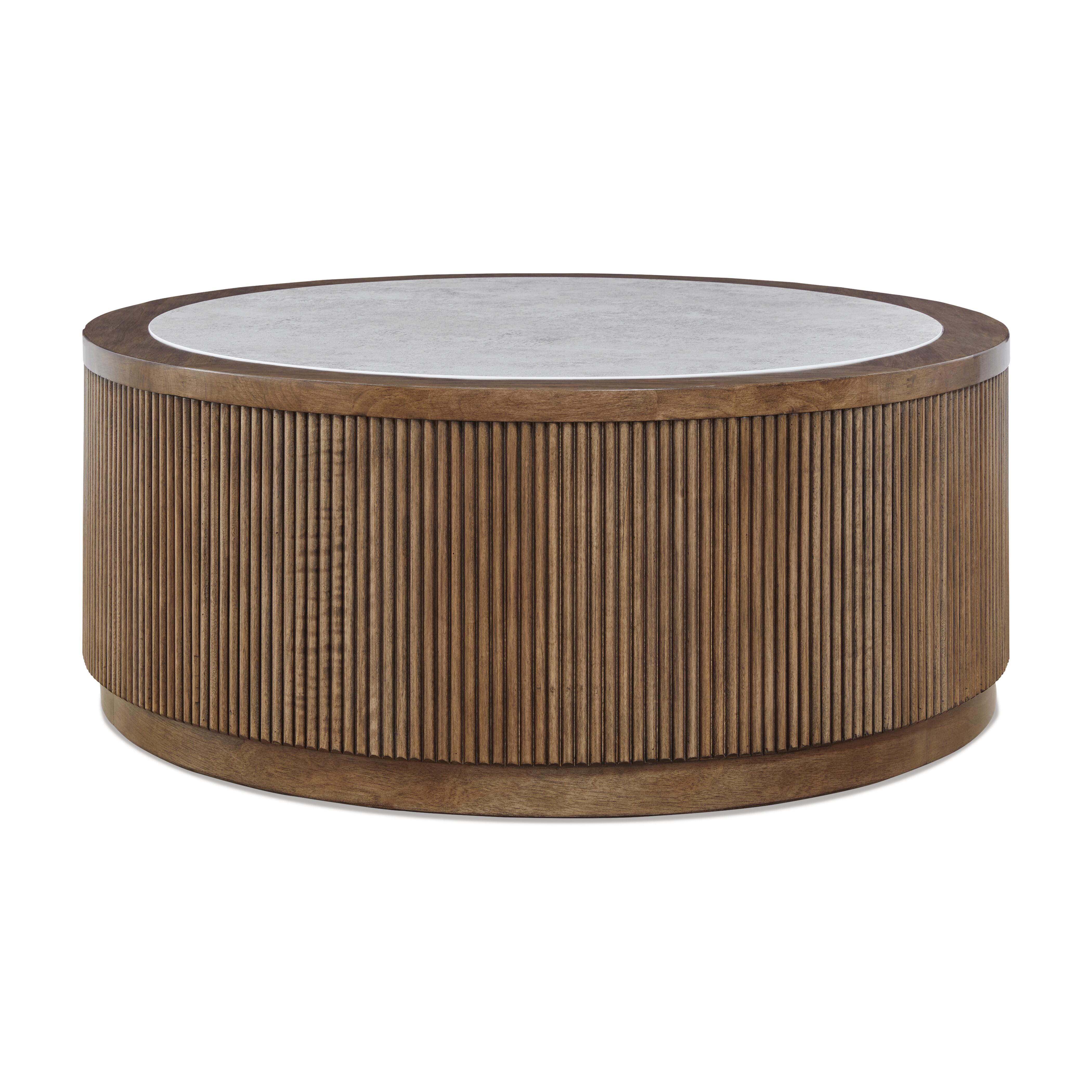 Hadonna Coffee Table, Brown, large