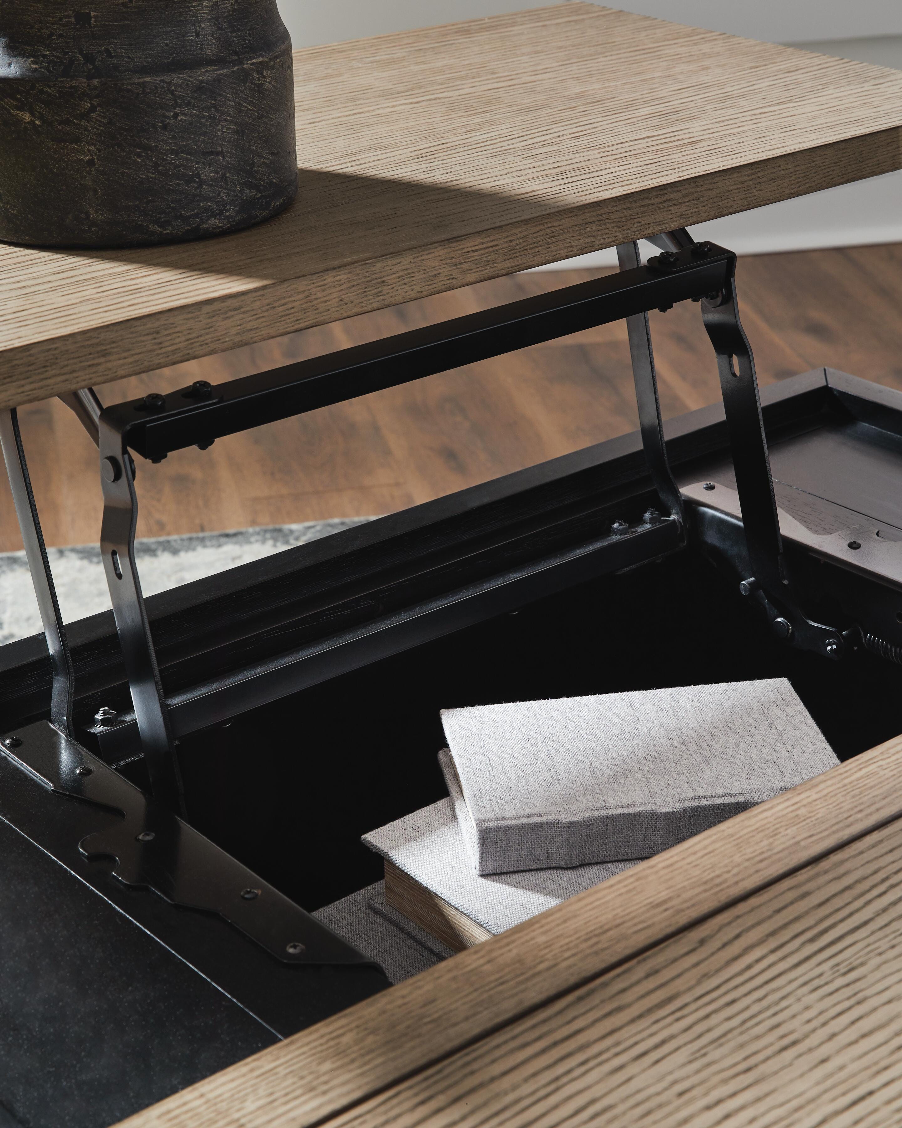 Rylandyn Lift-Top Coffee Table - image 7