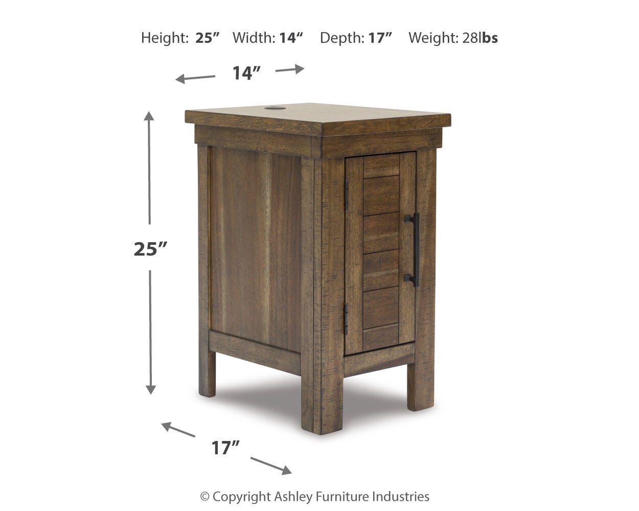 Moriville Lift-top Coffee Table and 2 Chairside End Tables - image 12