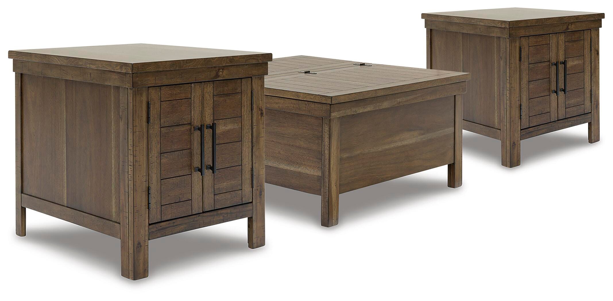 Moriville Lift-top Coffee Table and 2 End Tables - image 1