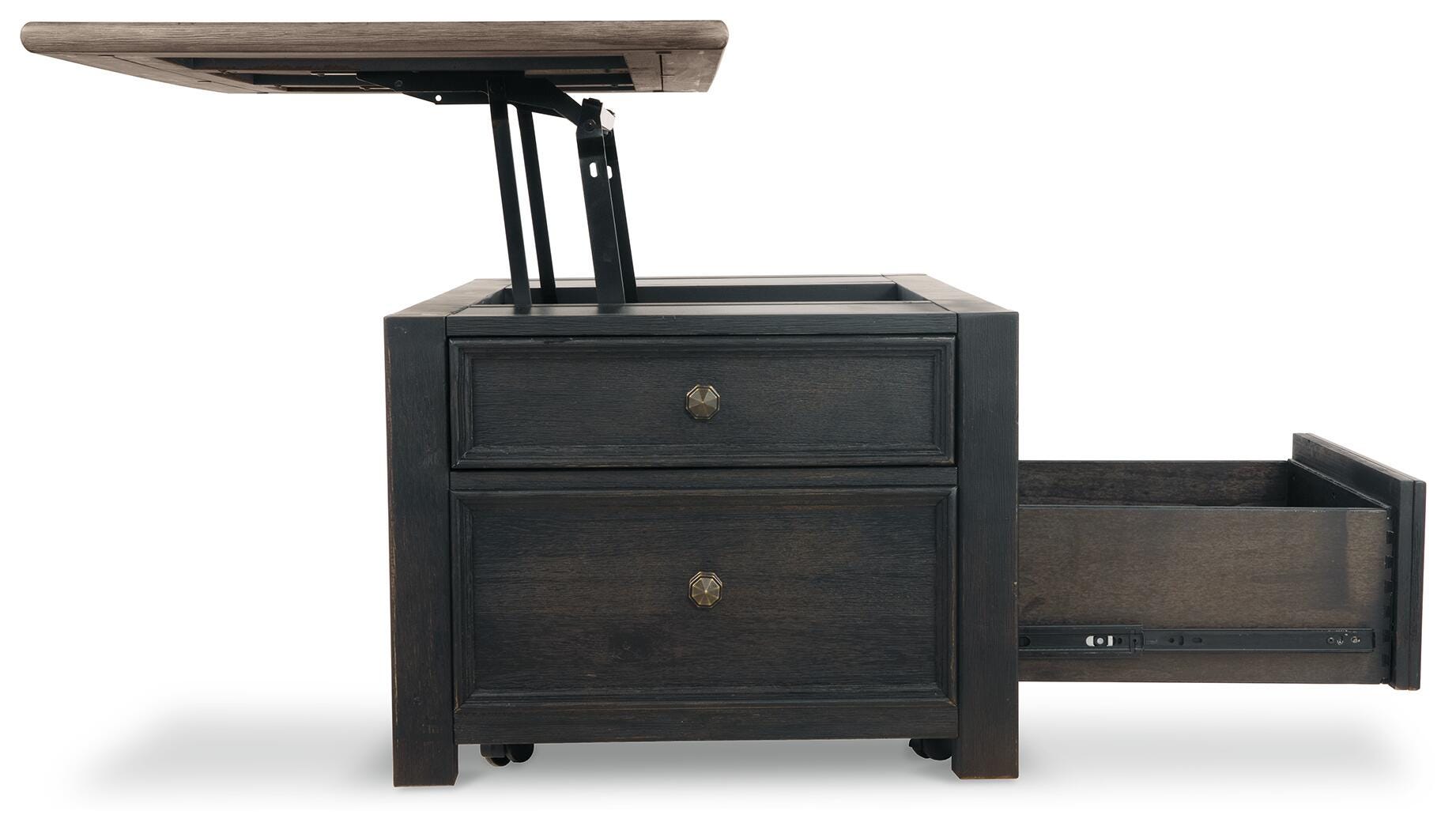 Mesa de centro Tyler Creek y 2 mesas auxiliares con consola - image 18