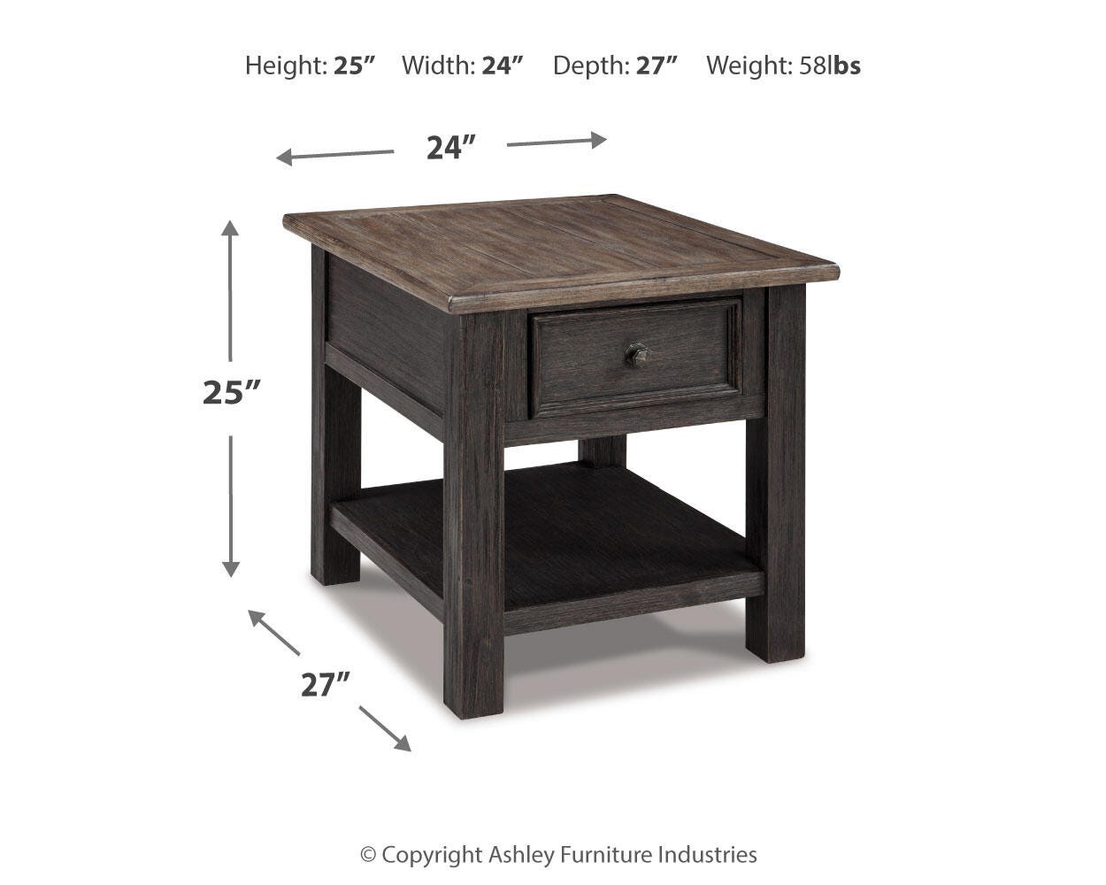 Tyler Creek End Table - image 4