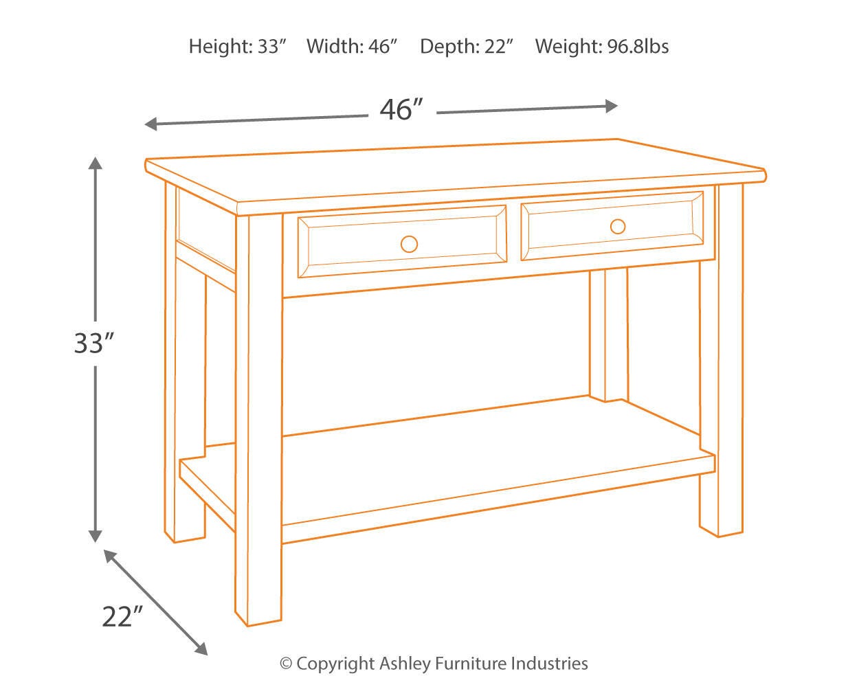 Tyler Creek Dimensions