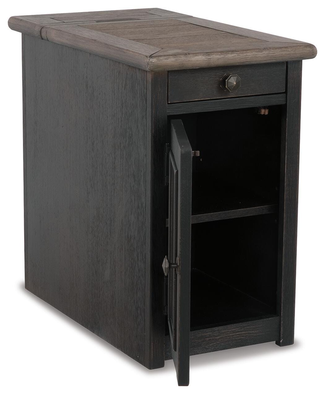 Tyler Creek Chairside End Table with USB Ports & Outlets - image 3