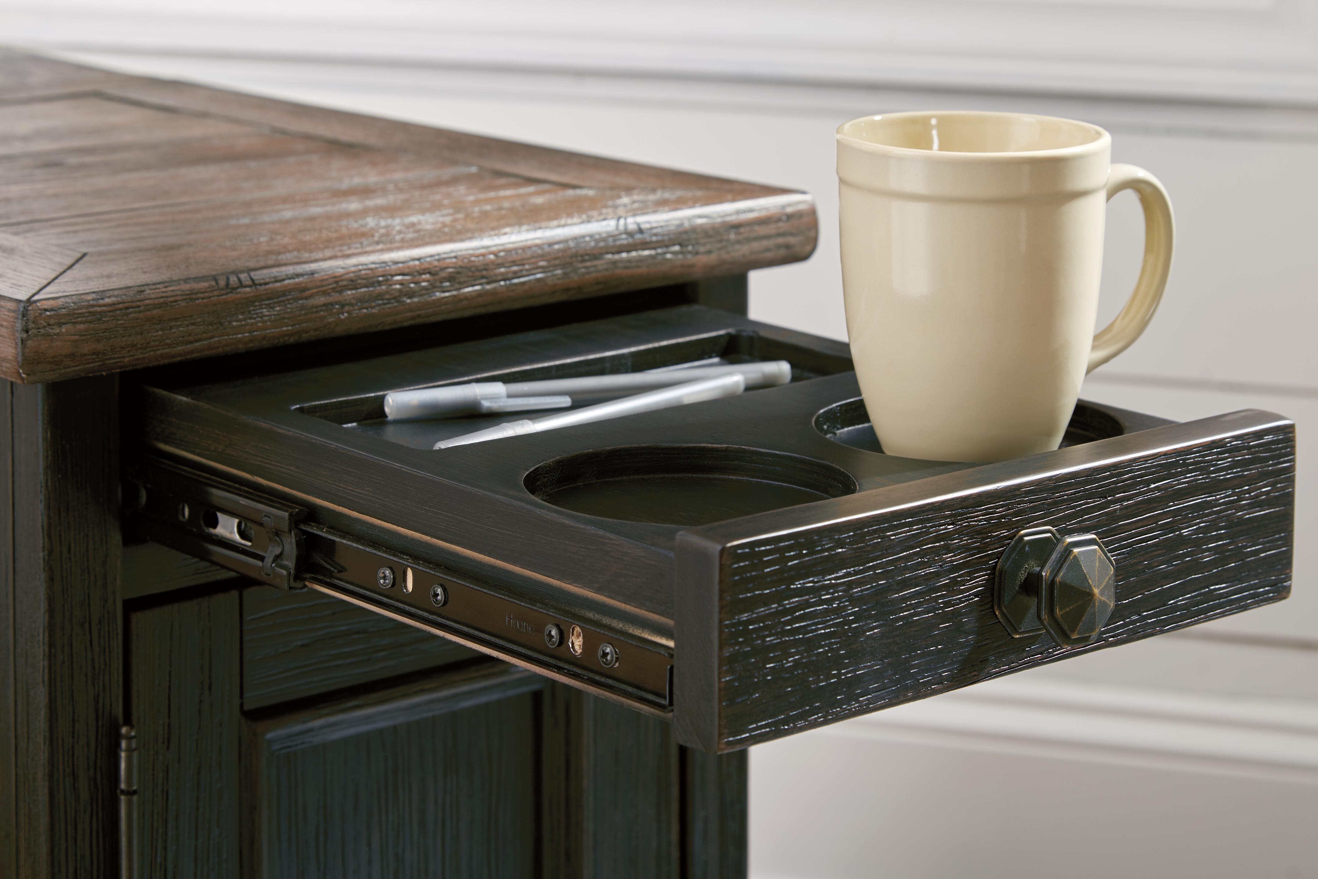 Tyler Creek Chairside End Table with USB Ports & Outlets - image 10
