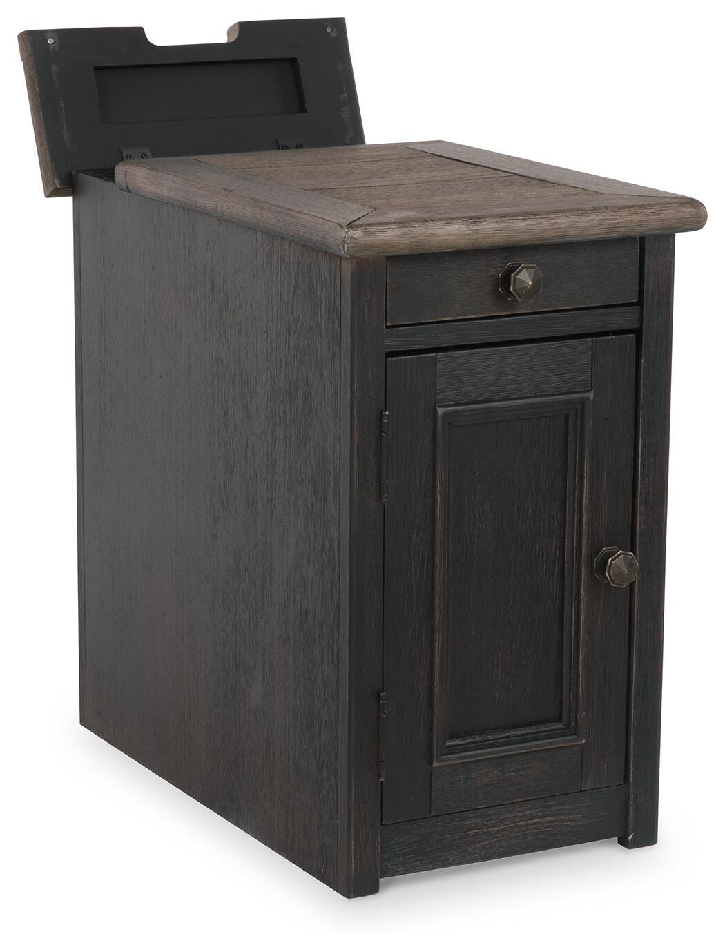 Tyler Creek Chairside End Table with USB Ports & Outlets - image 5