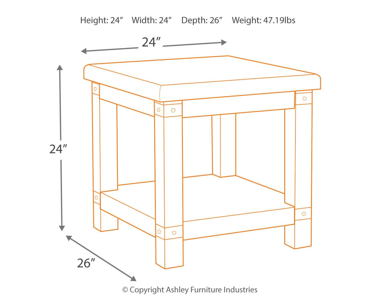 Carynhurst Dimensions