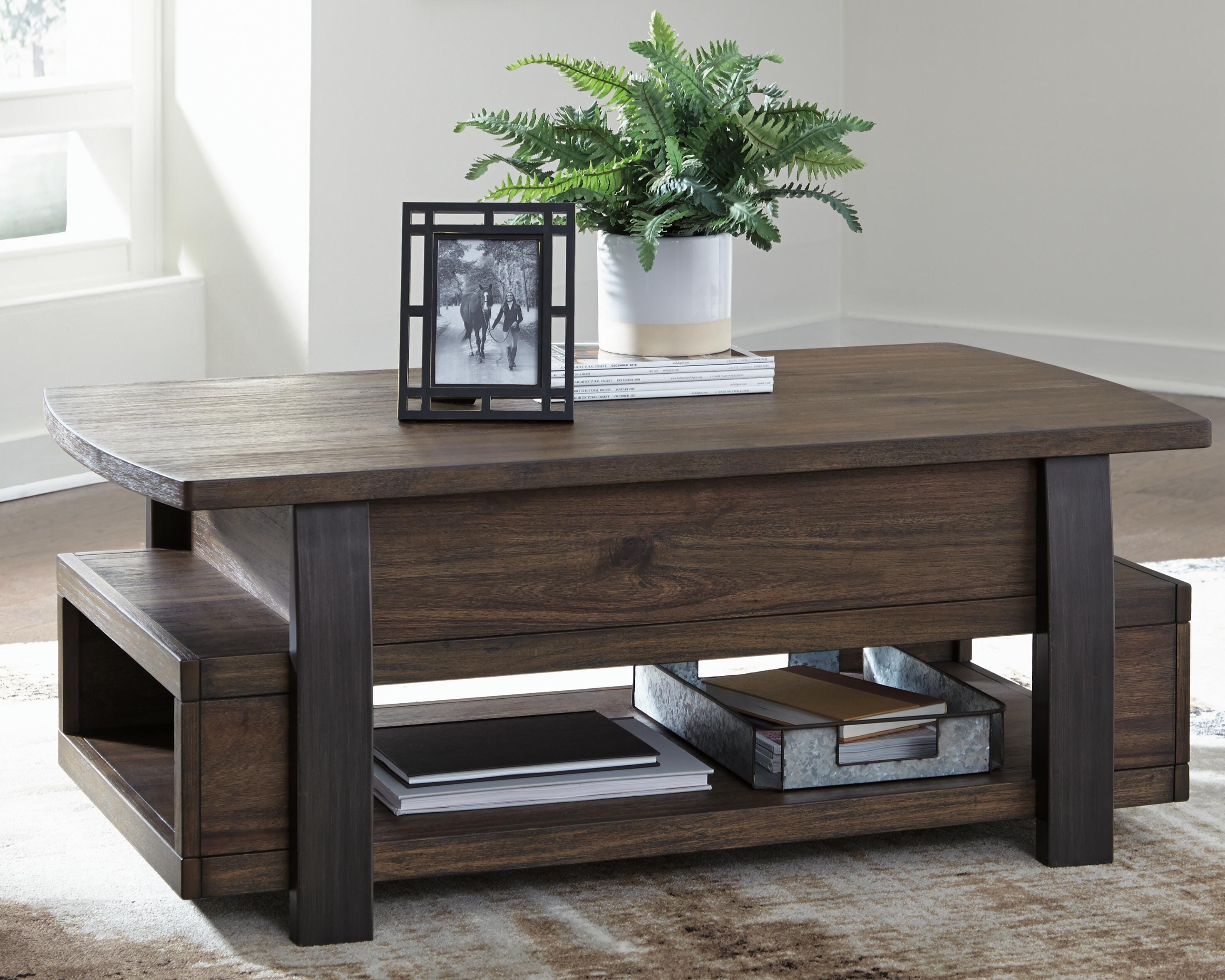 Vailbry Coffee Table with Lift Top, , large
