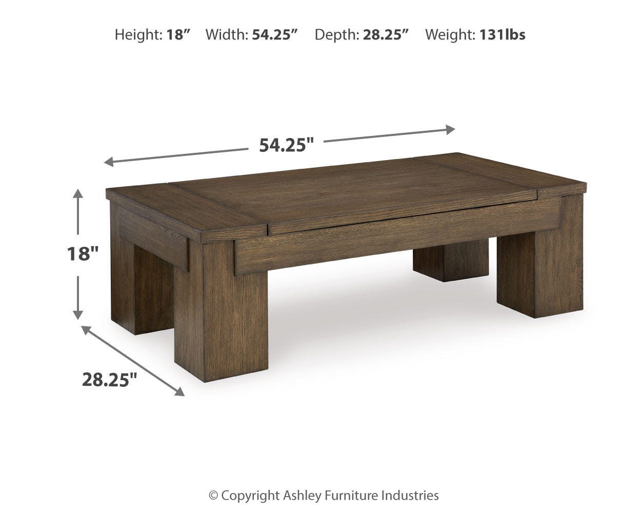Rosswain Lift-Top Coffee Table | Ashley
