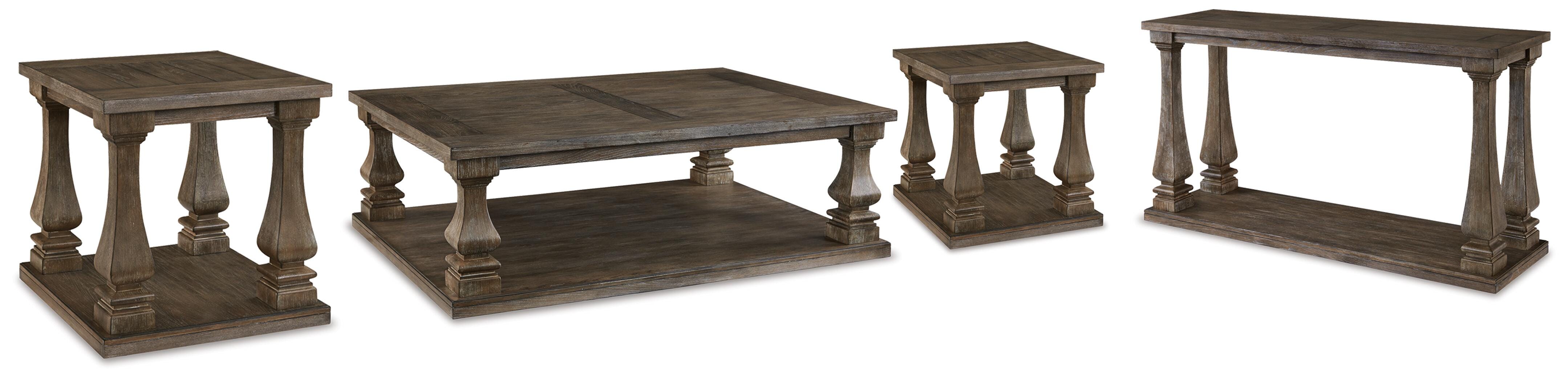 Johnelle Coffee Table, 2 End Tables and Sofa Table - image 1