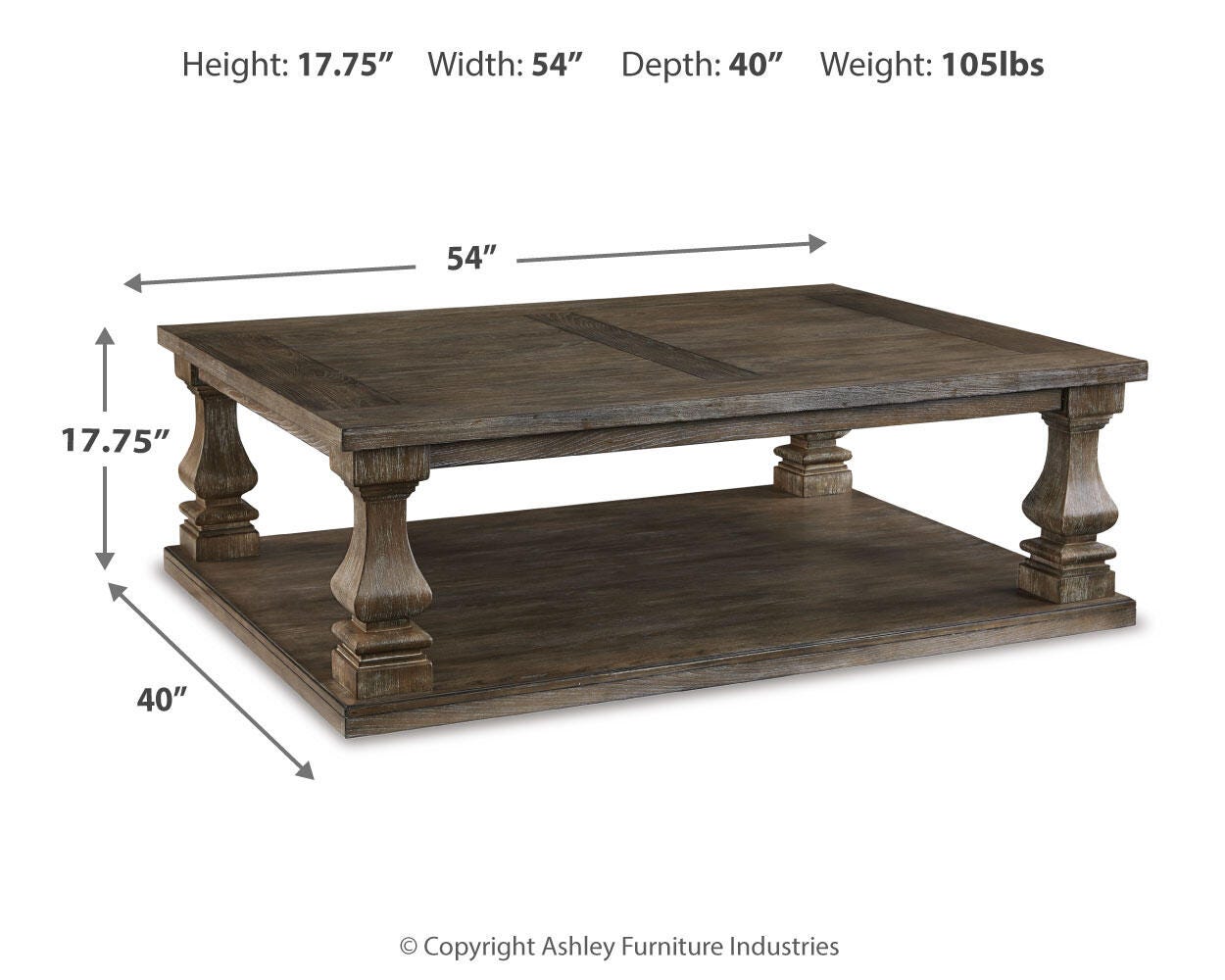 Johnelle Dimensions