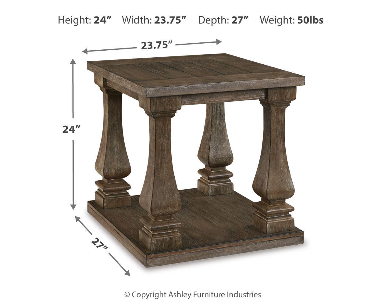 Johnelle Dimensions