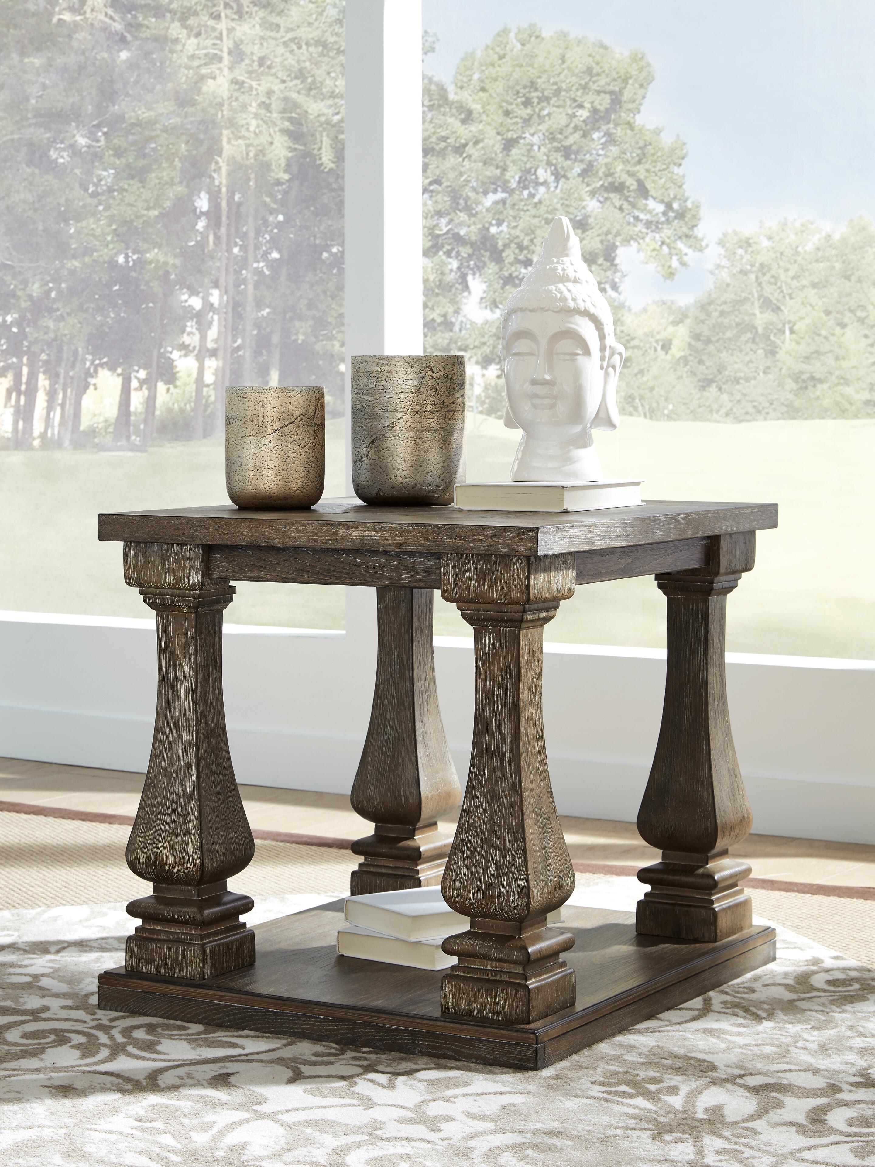 Johnelle Coffee Table, 2 End Tables and Sofa Table - image 15