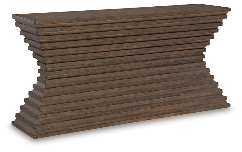 Hannodream Sofa Table, Warm Brown