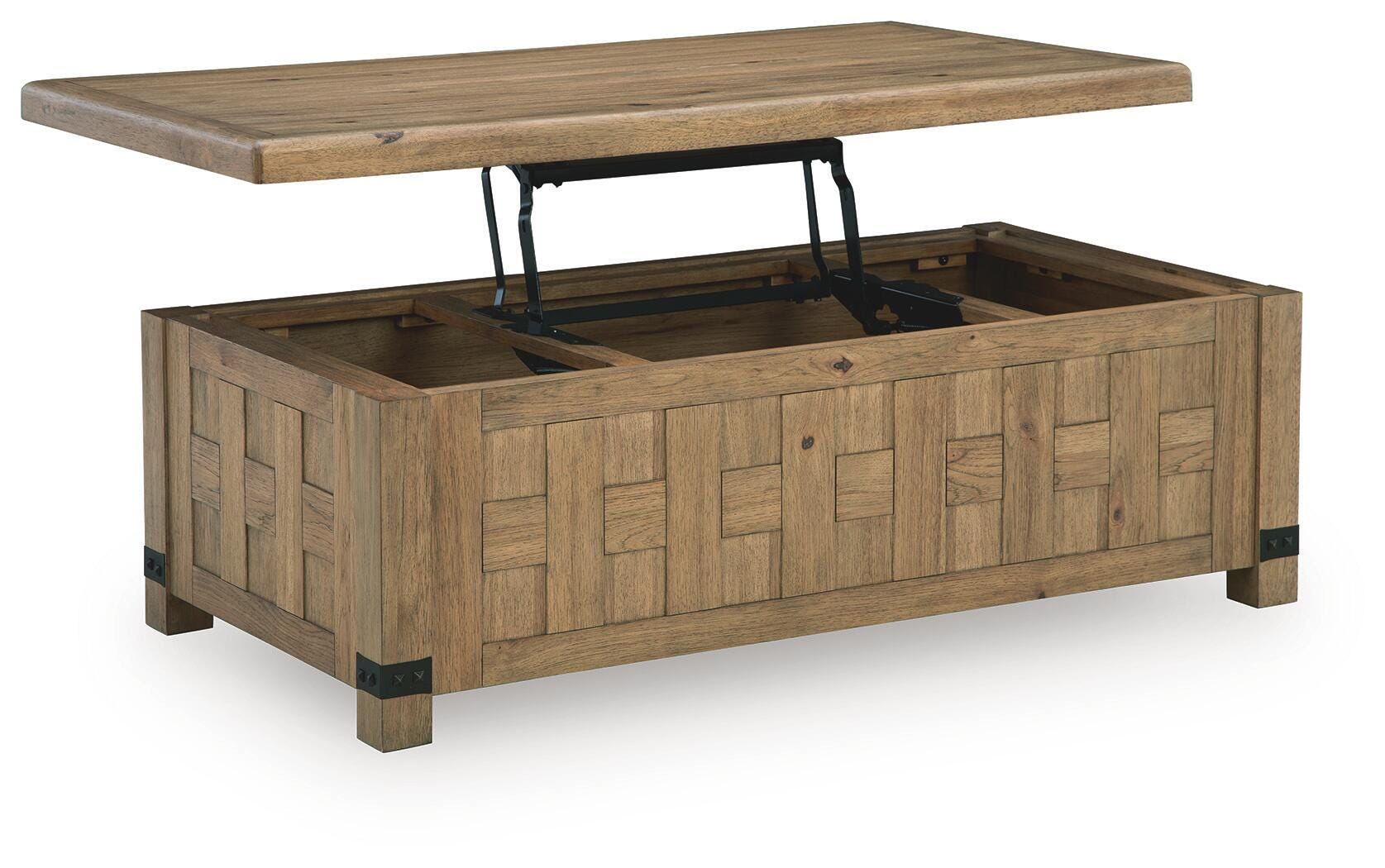 Ridgester Lift-Top Coffee Table, , large