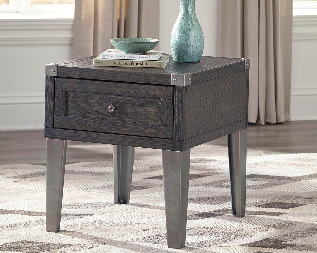 Todoe End Table with USB Ports & Outlets | Ashley