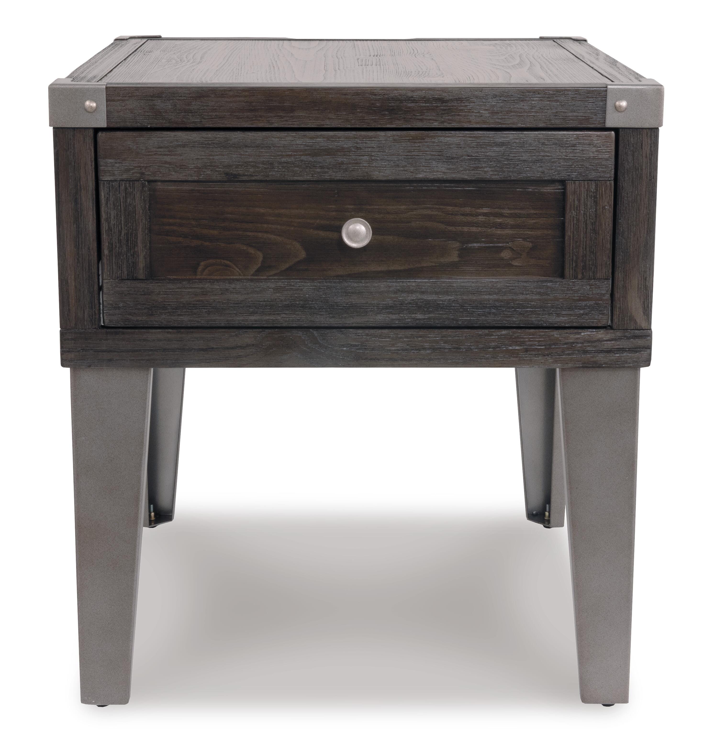 Todoe End Table with USB Ports & Outlets - image 6