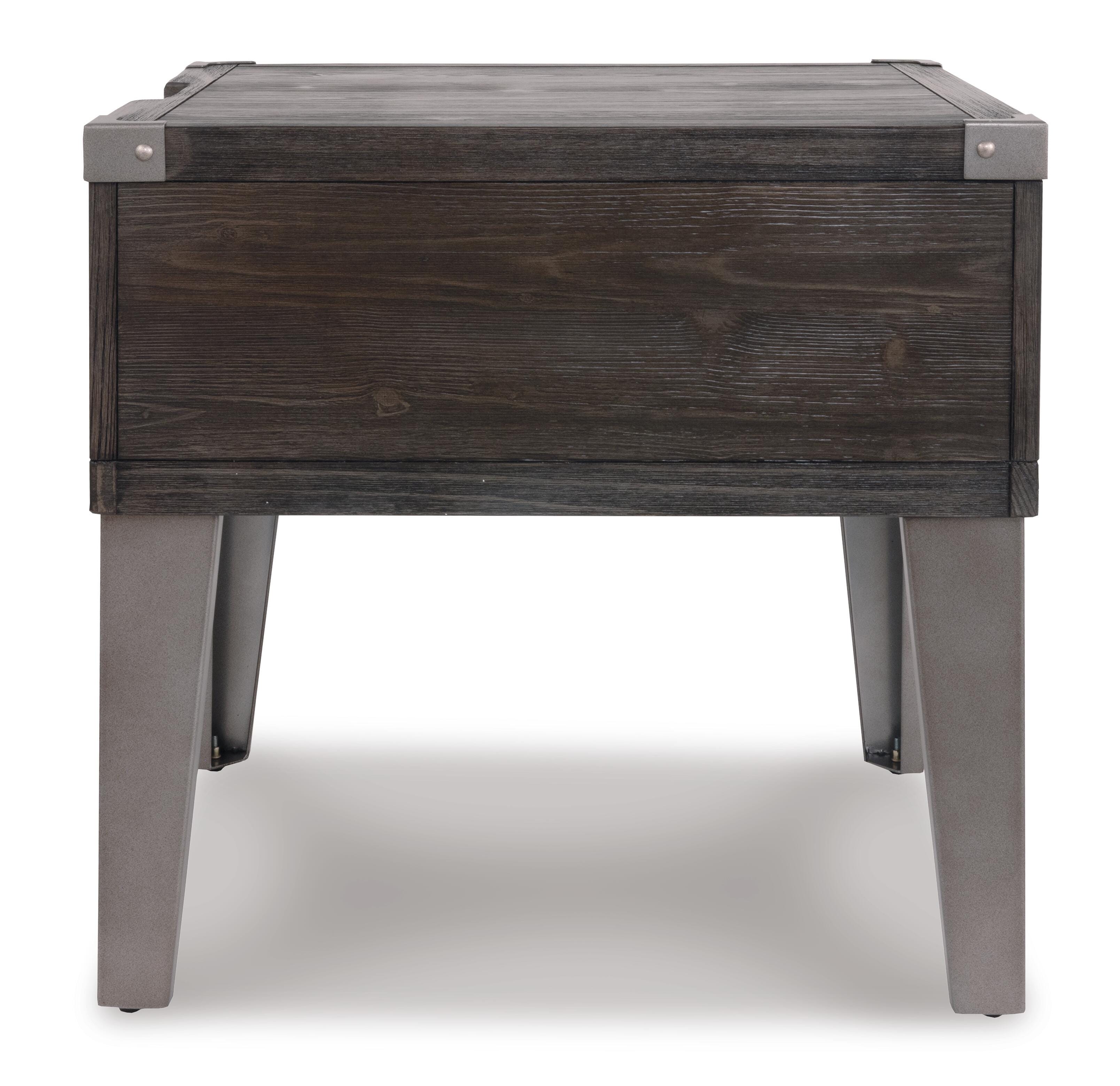 Todoe End Table with USB Ports & Outlets - image 7