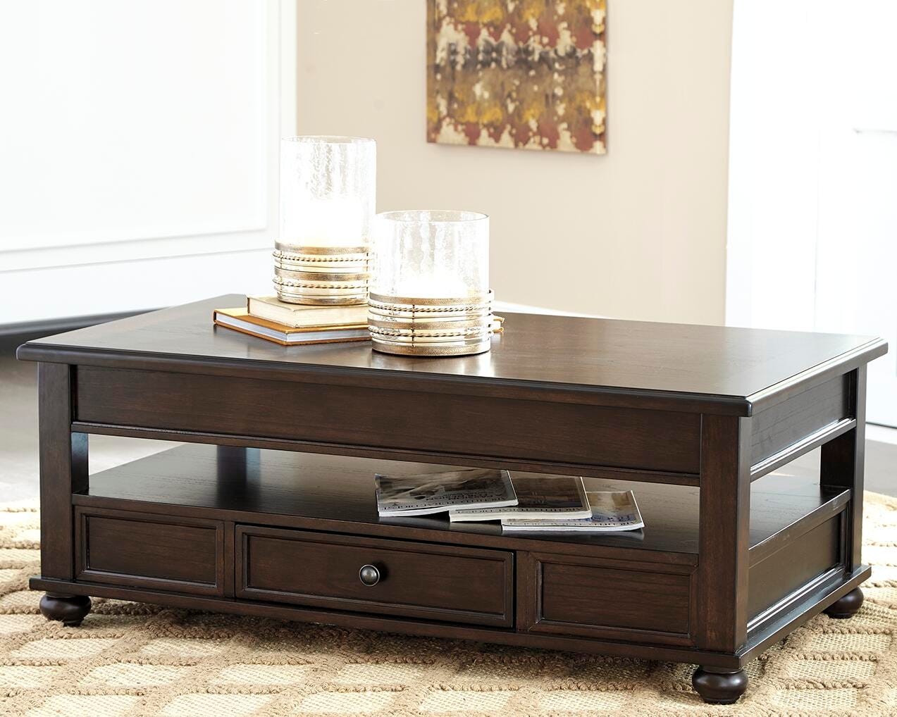 Barilanni Coffee Table with Lift Top | Ashley