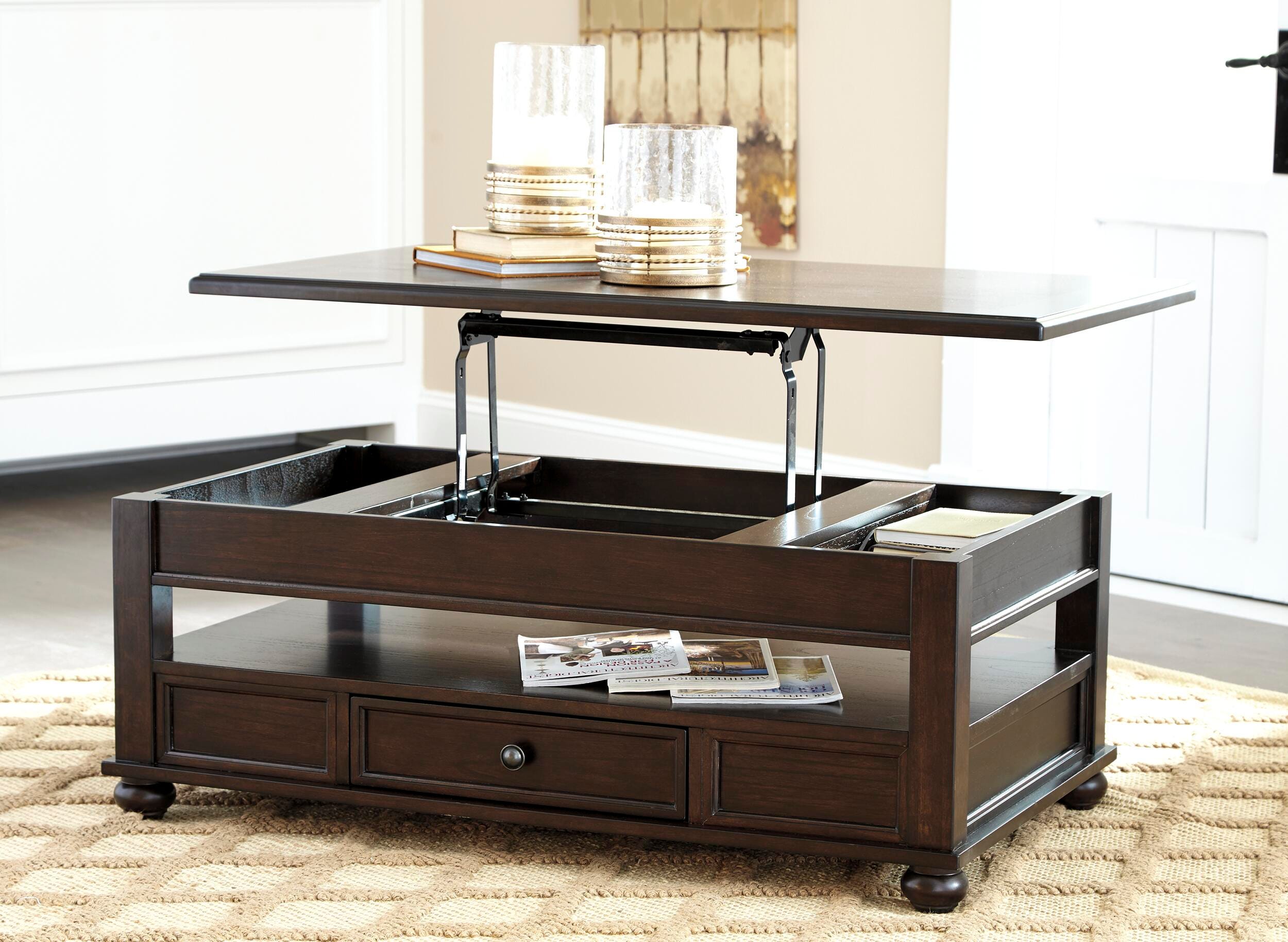 Barilanni Coffee Table with Lift Top, , large