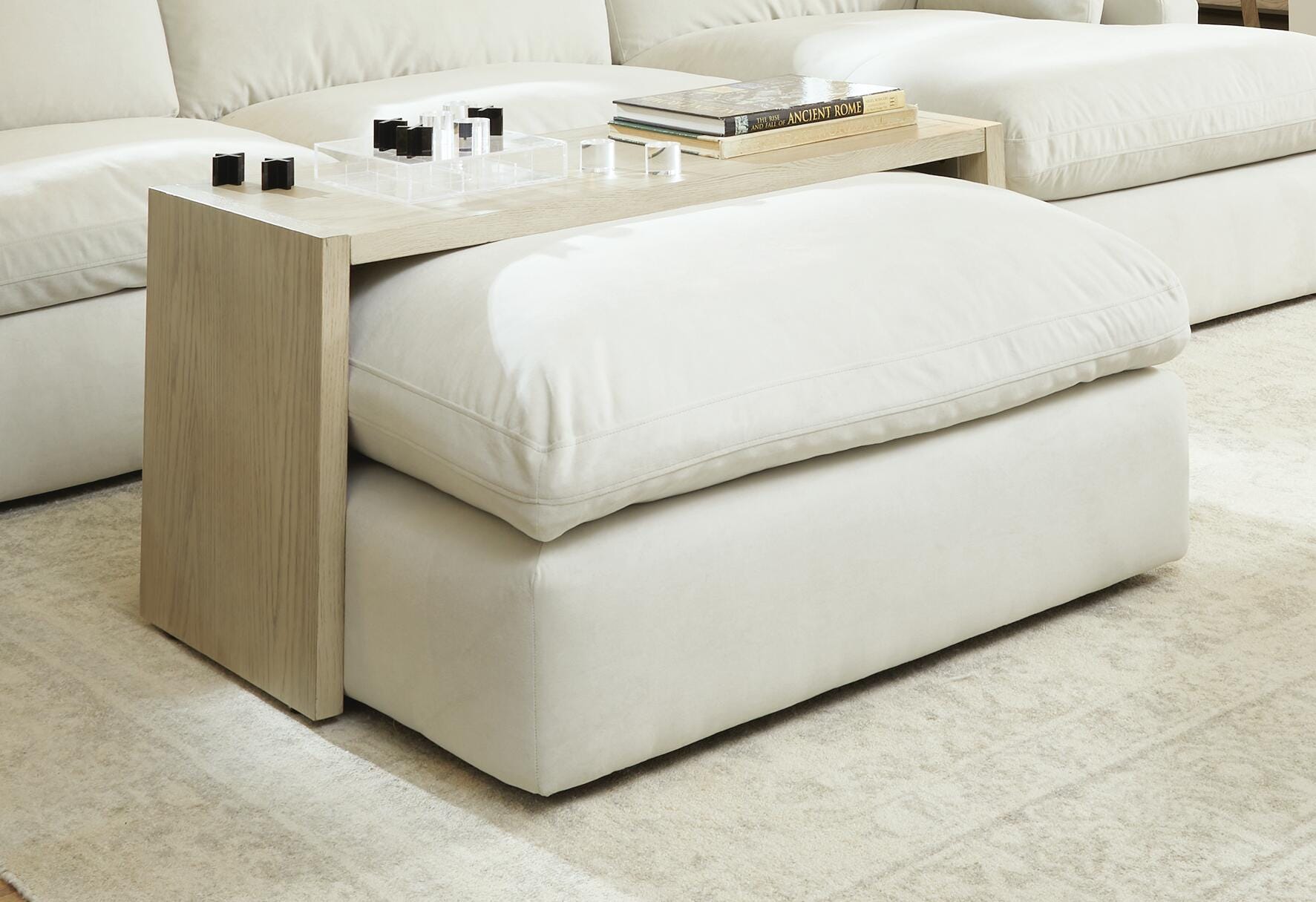 Dalenville Over Ottoman Table with Casters | Ashley