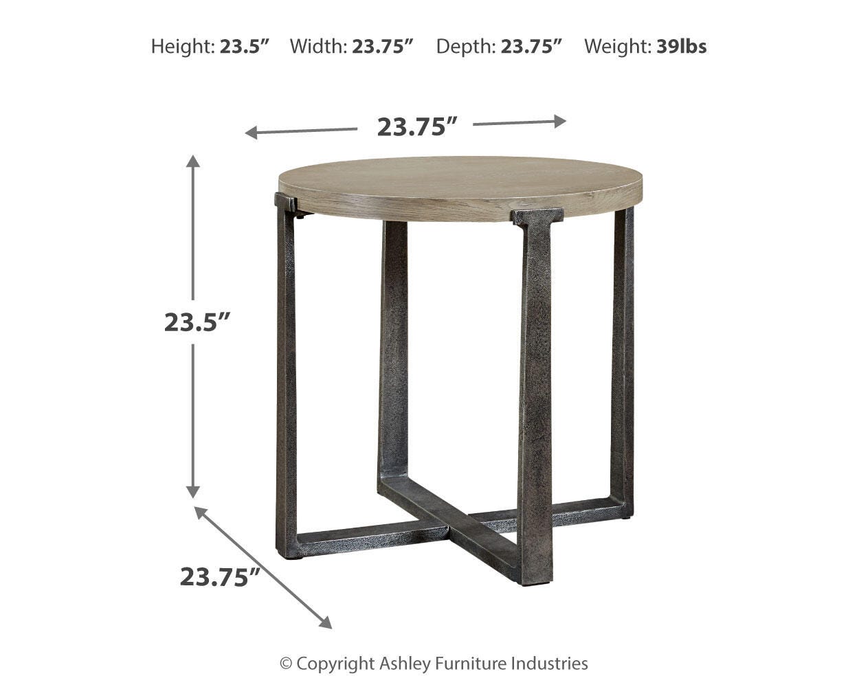 Dalenville End Table, , large