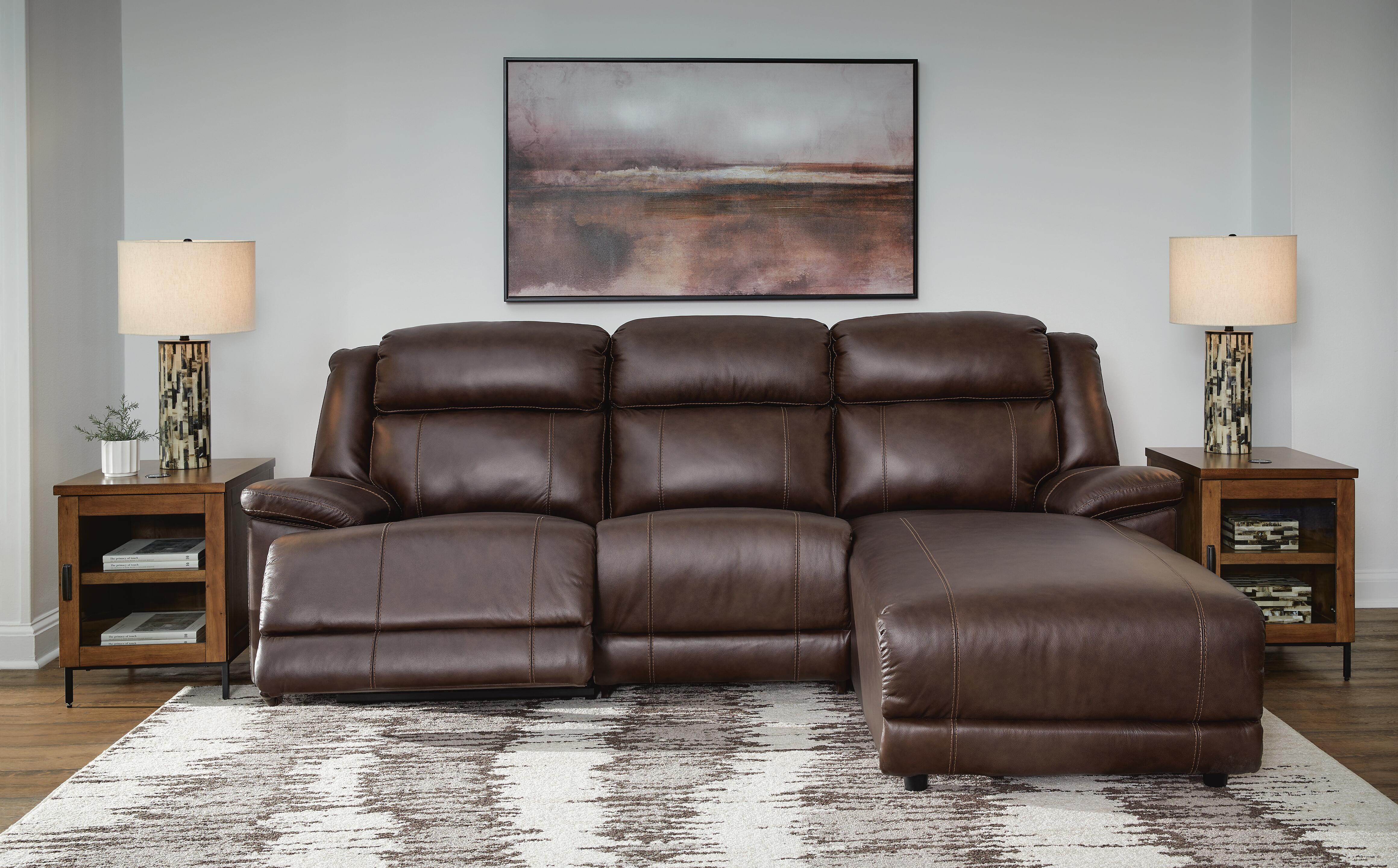 VonKurt 3-Piece Reclining Sofa Chaise - image 1
